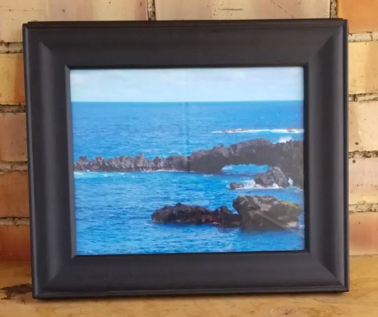 Small Sea Coast Photo In Frame 1