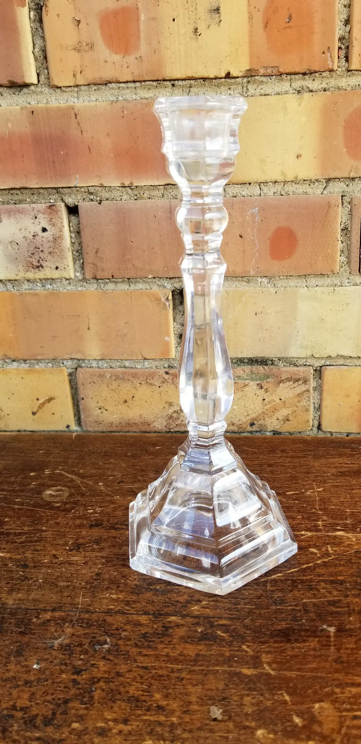 Single Tiffany Glass Candle Stick 1