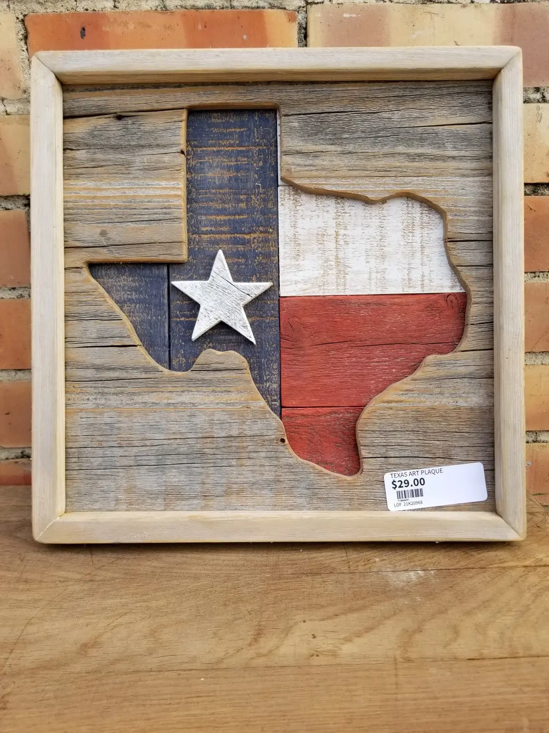 Texas Art Plaque 1
