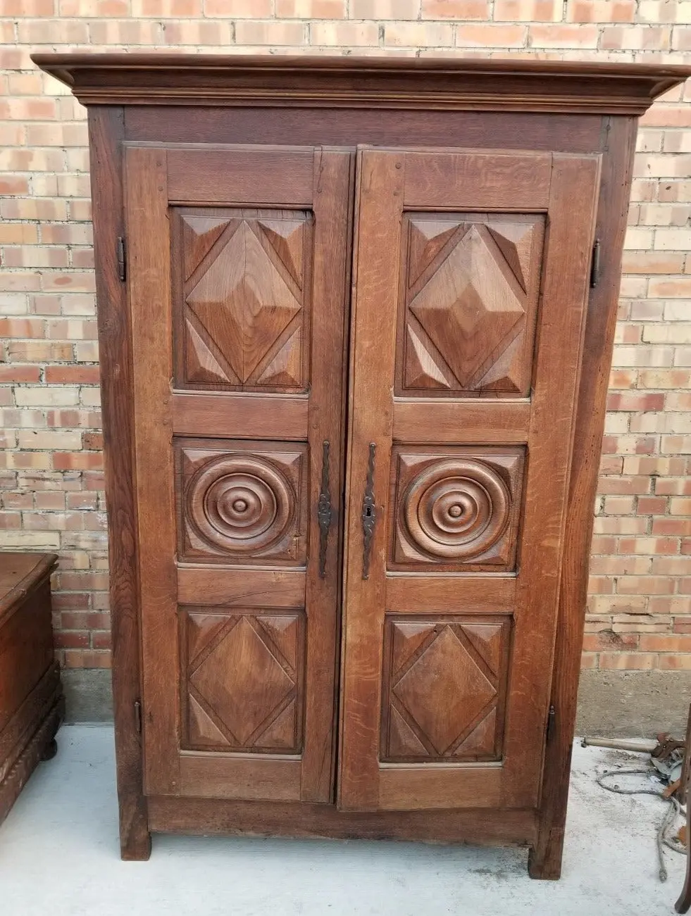 Louis Xii Oak Armoire 1