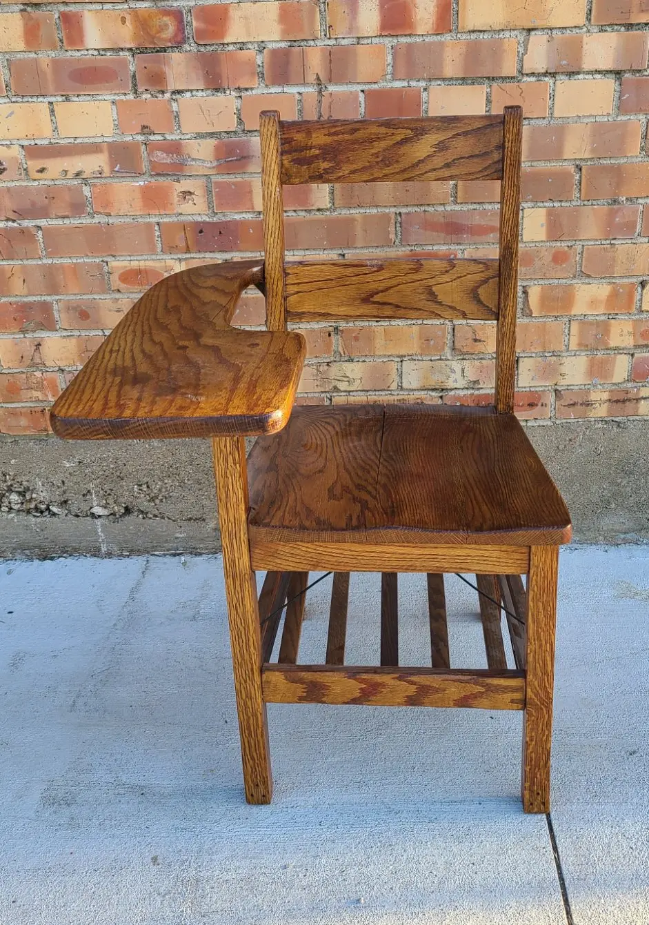 Child's Oak School Desk 1