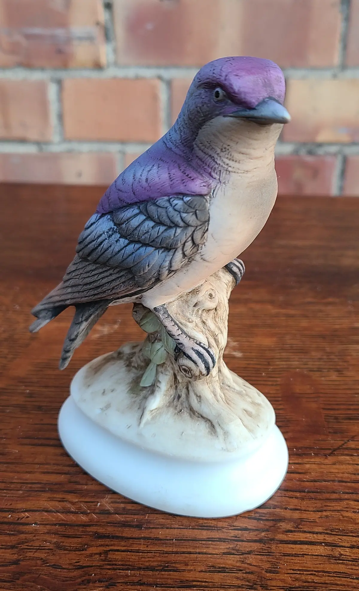 Hand Painted Small Lavender Bird 1