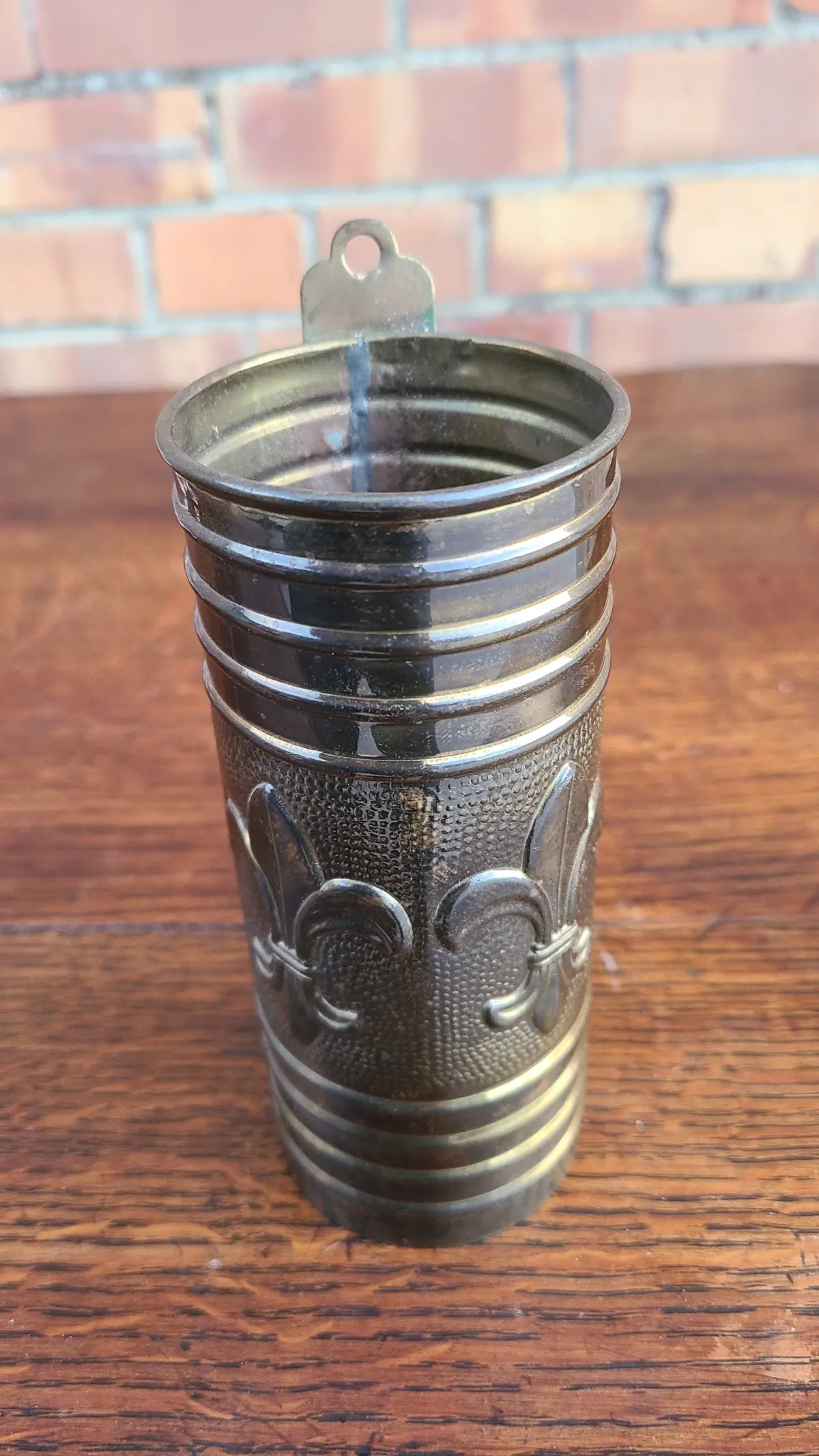 Brass Fleur De Lis Match Holder 1