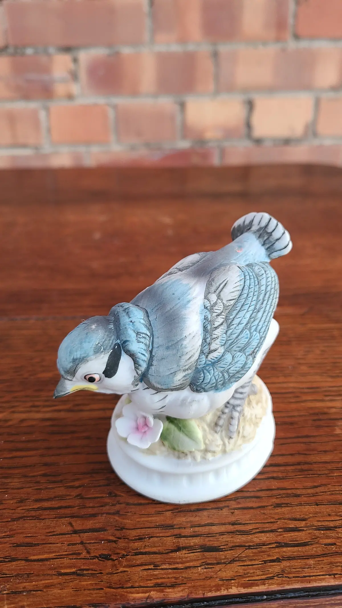 Hand Painted Small Blue Bird 1
