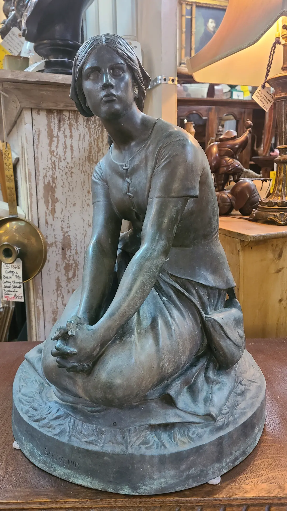 Large Bronze Joan Of Arc Statue 1
