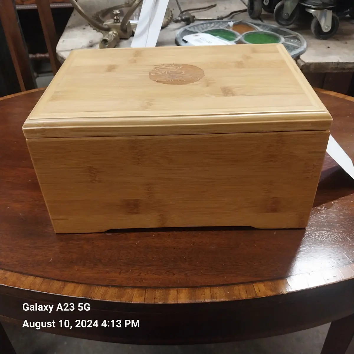 Tea Set In Bamboo Box 1