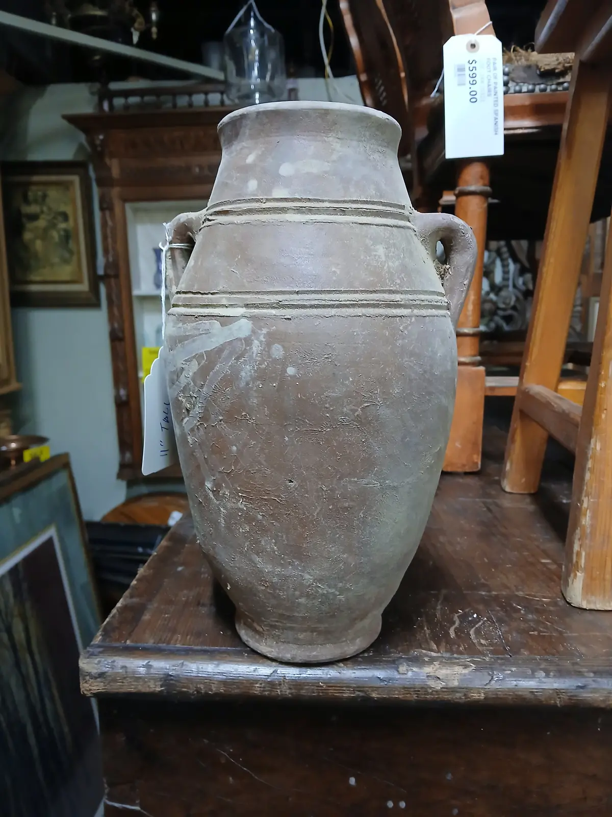 Terra Cotta Vase With Handles 1