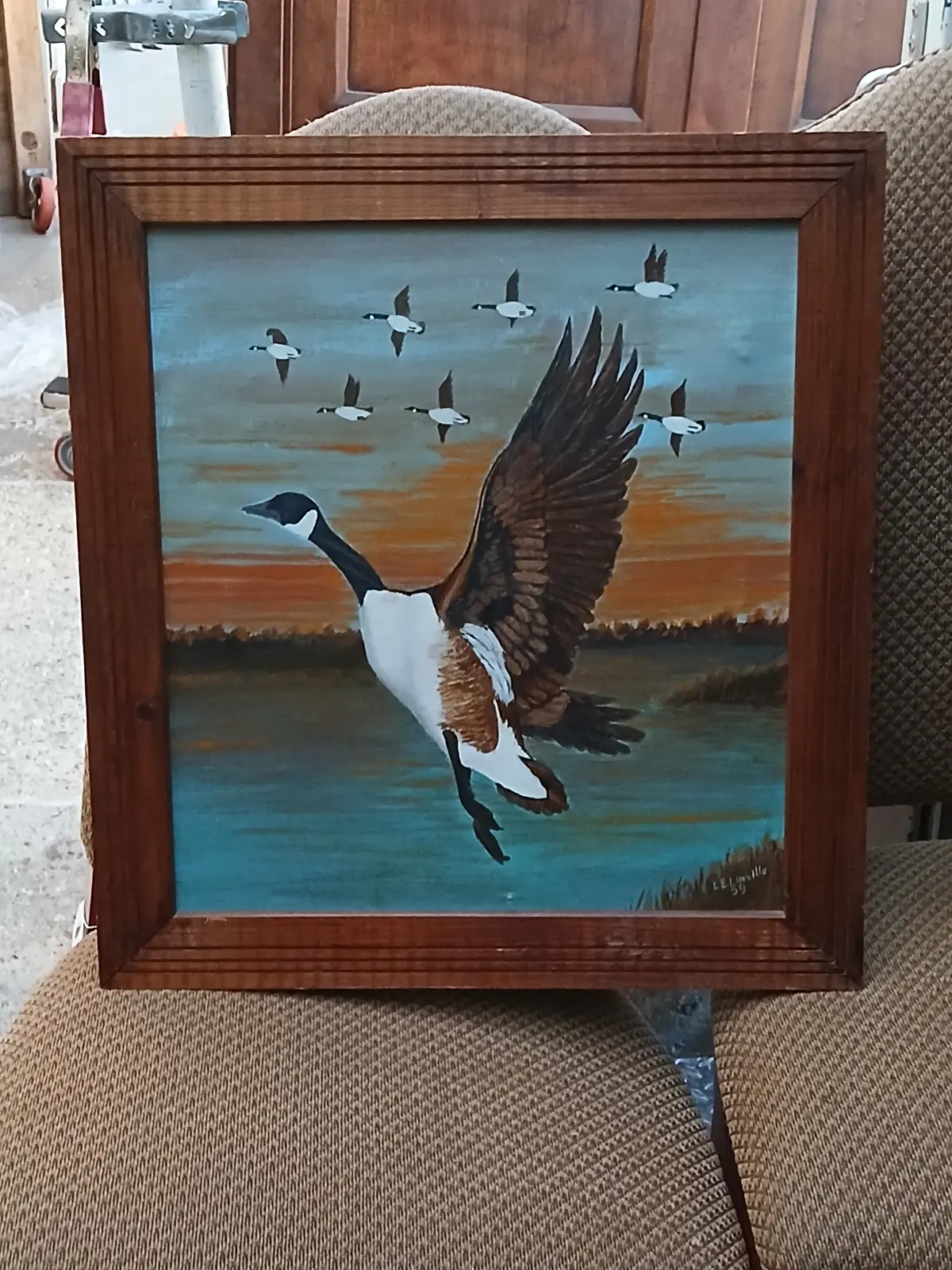 Mcm Geese In Flight Painting 1