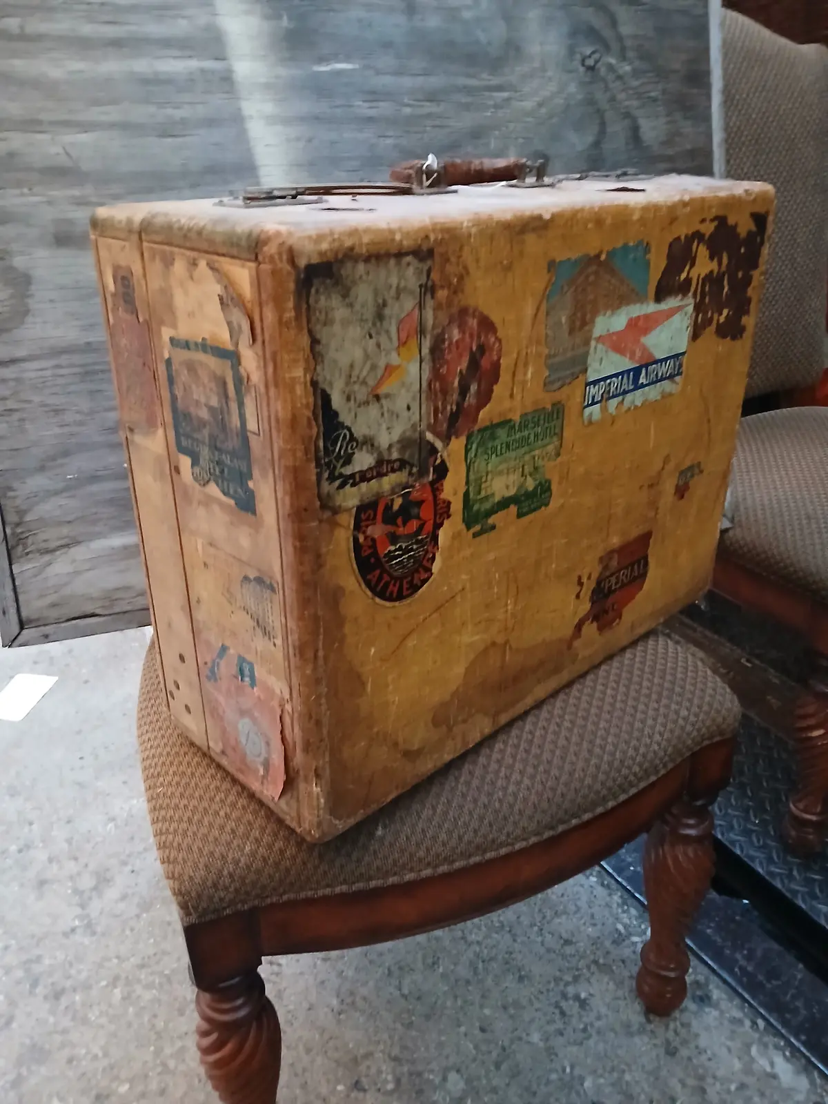 Decorated Travel Suitcase 1