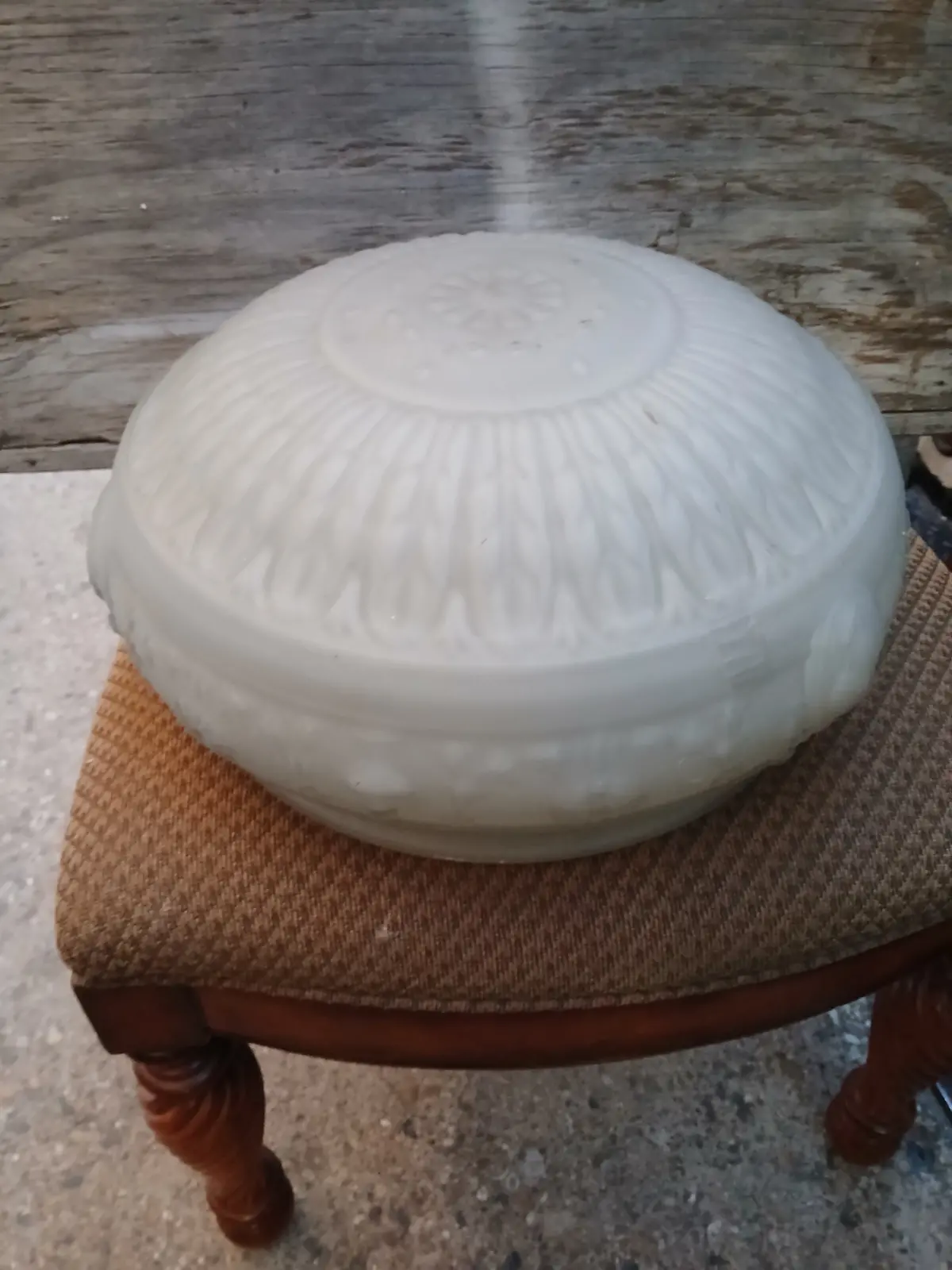 Embossed Glass Dome 1