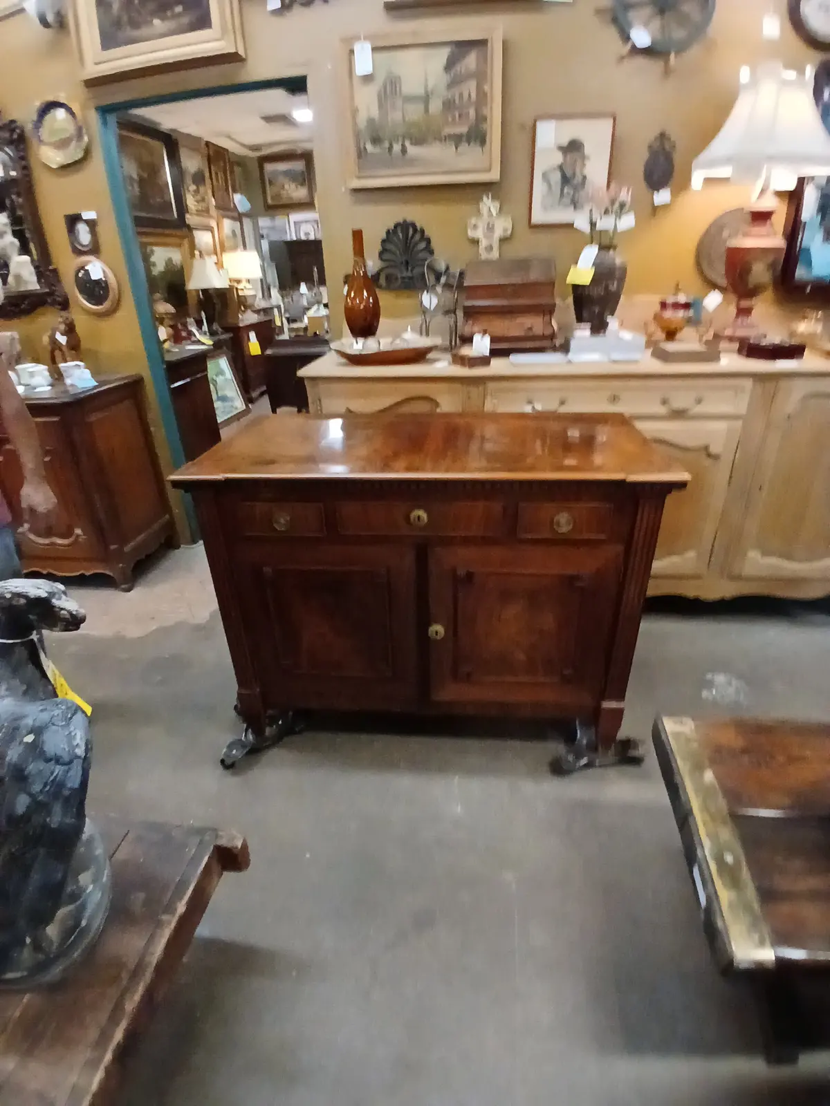 Louis Xvi Mahogany Server 1