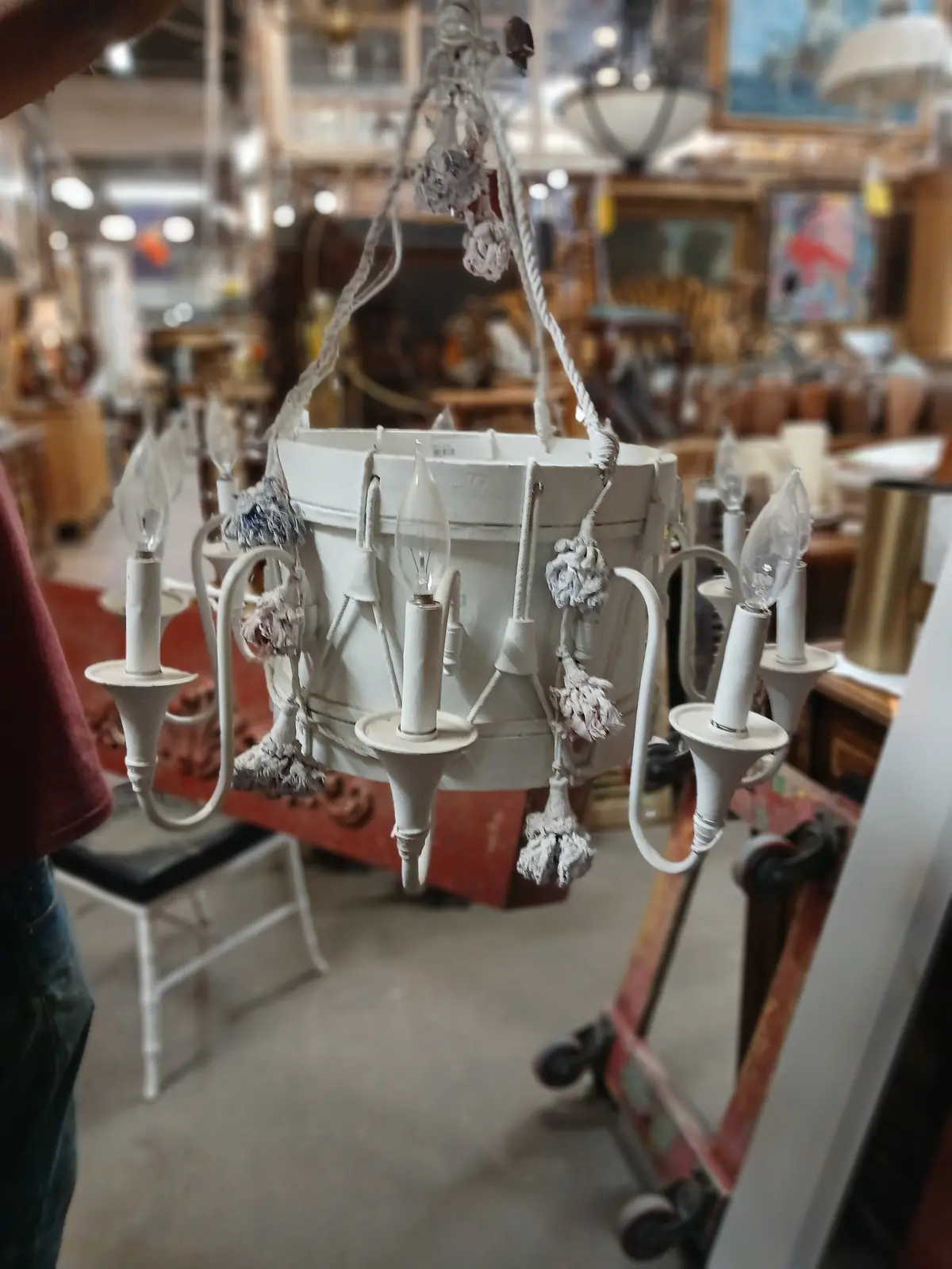 Drum Shaped Chandelier 1