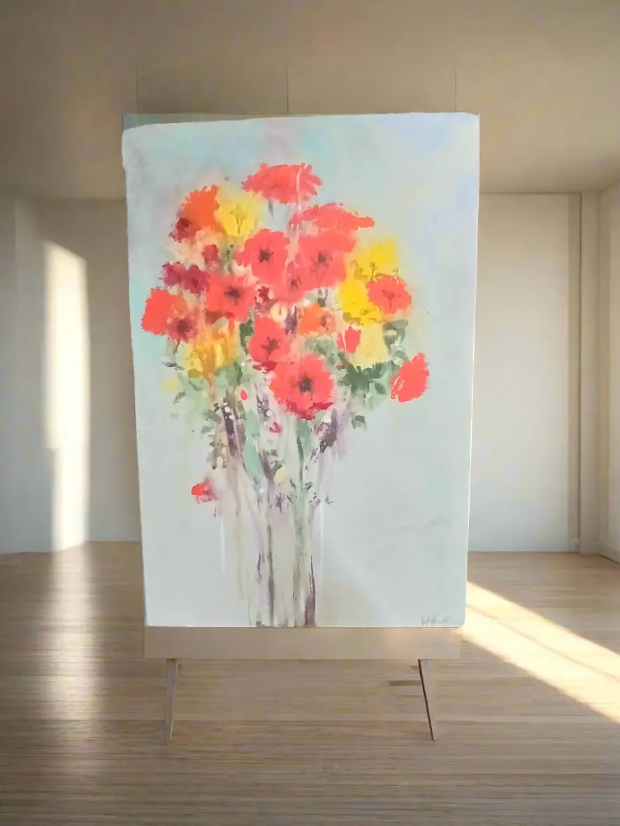 Unframed Impressionist Floral Still Life 1