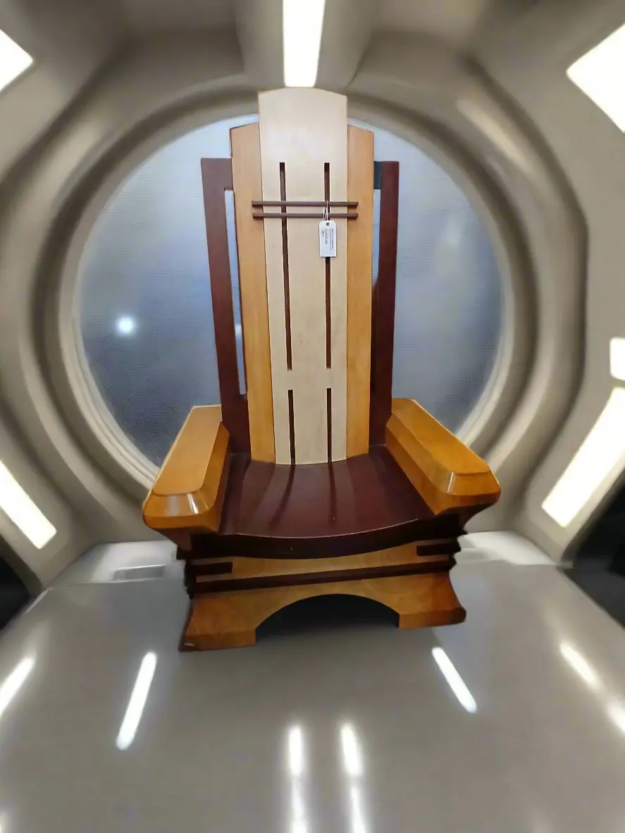 Beautiful Hardwood Modern Throne Chair 1