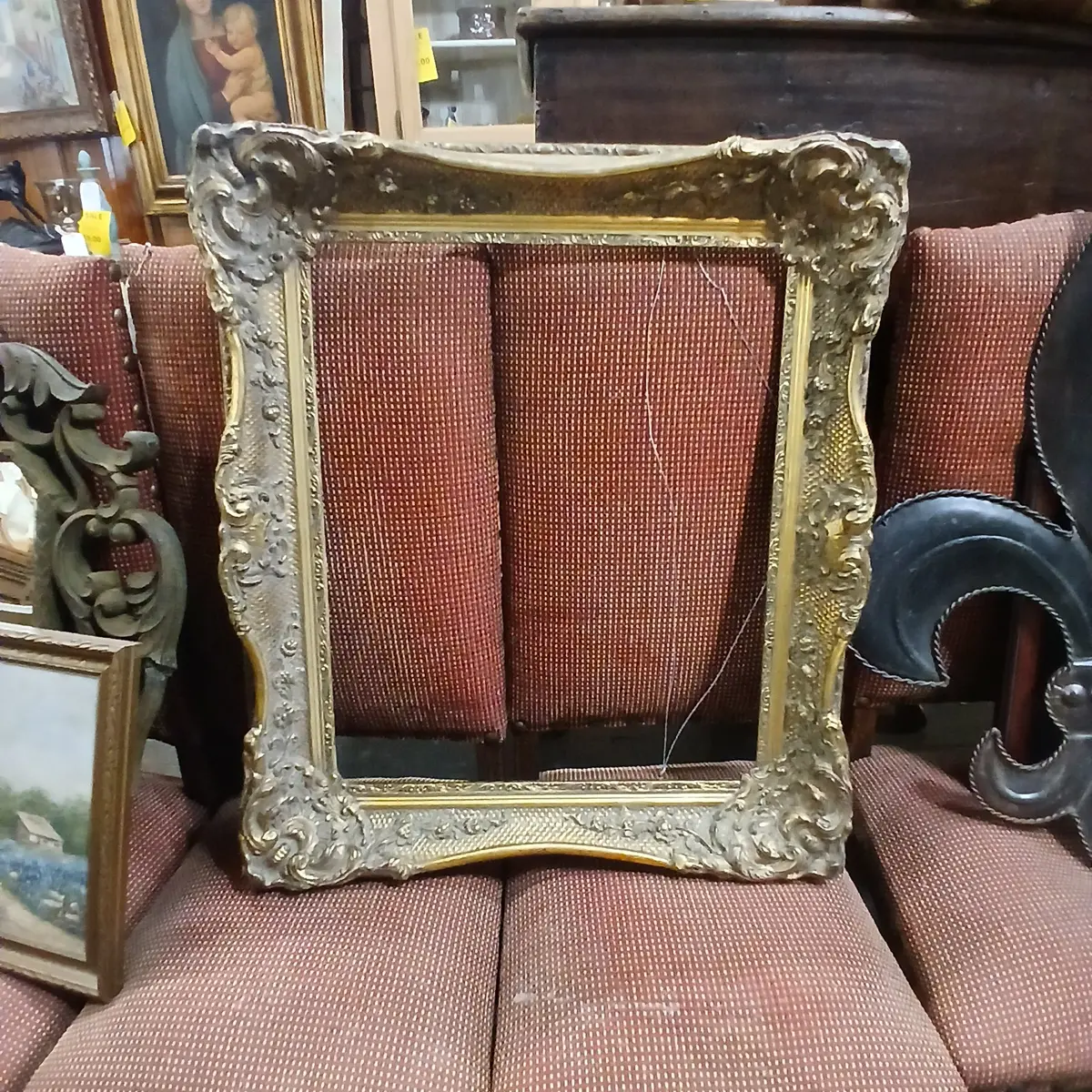 Large Ornate Gold Frame 1