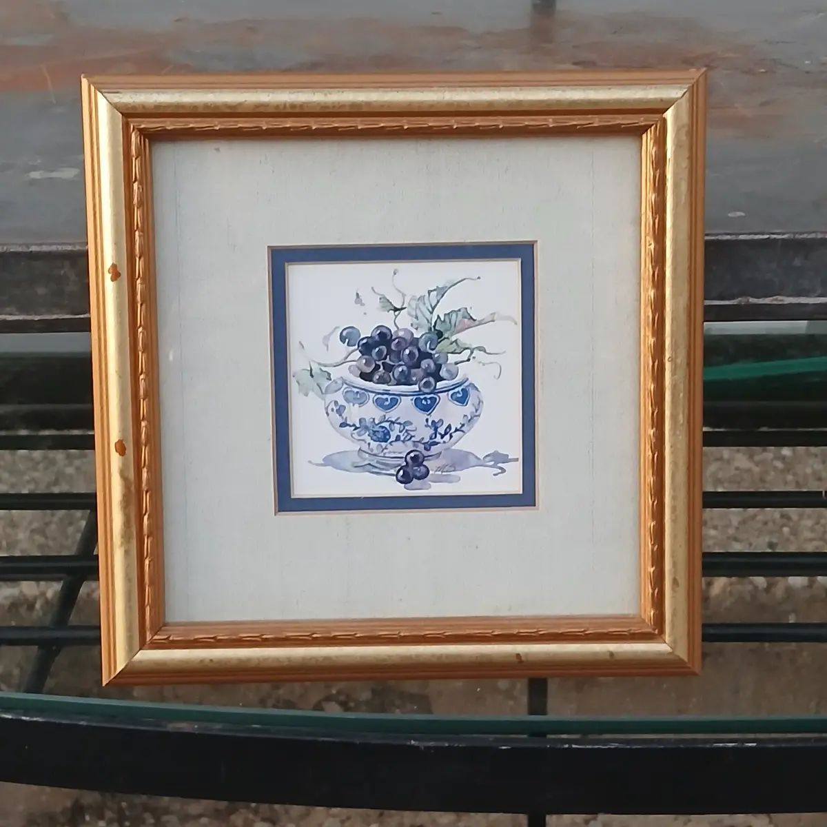 Small Bluberries In Bowl Print 1