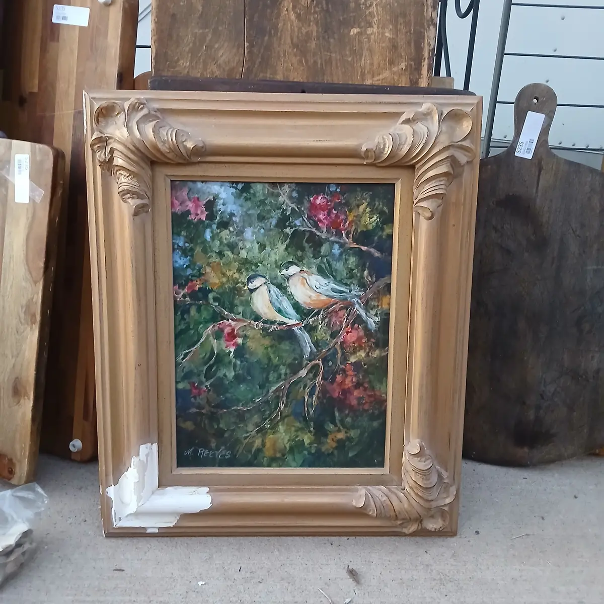 Giclee Of Bird In As Found Frame 1