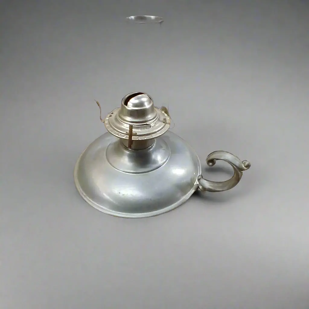 Silverplate Oil Lamp 1