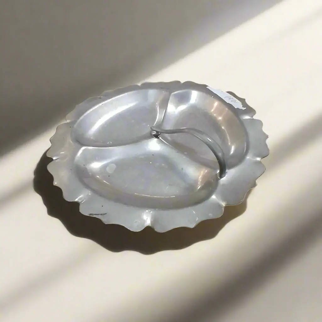Silver Plate Tray With Handle 1