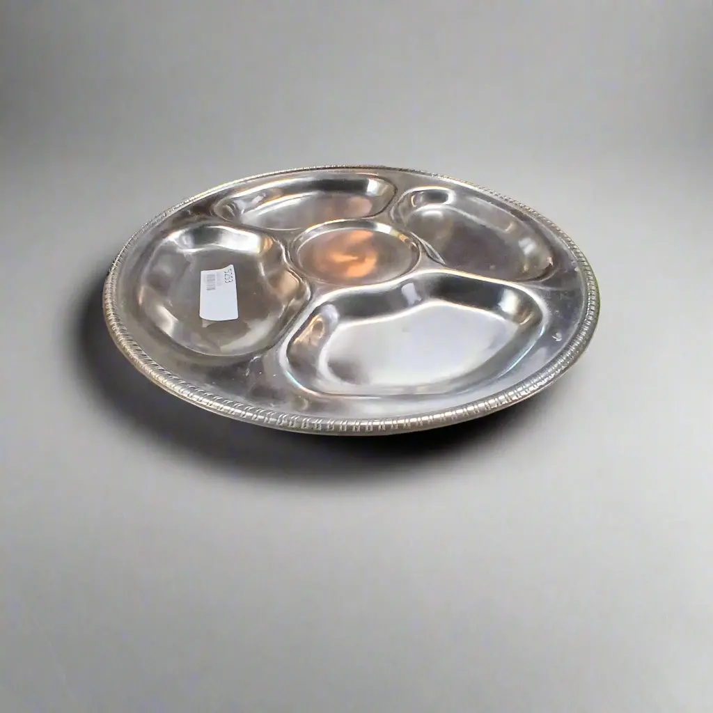 Silver Plate Lazy Susan 1