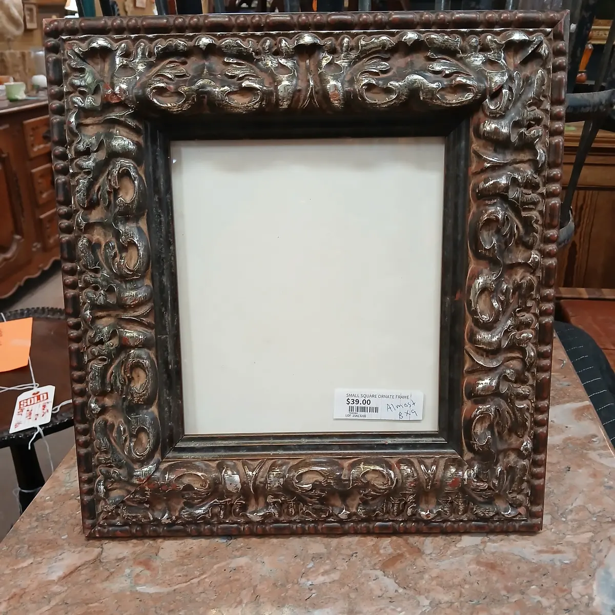 Small Almost Square Ornate Frame 1