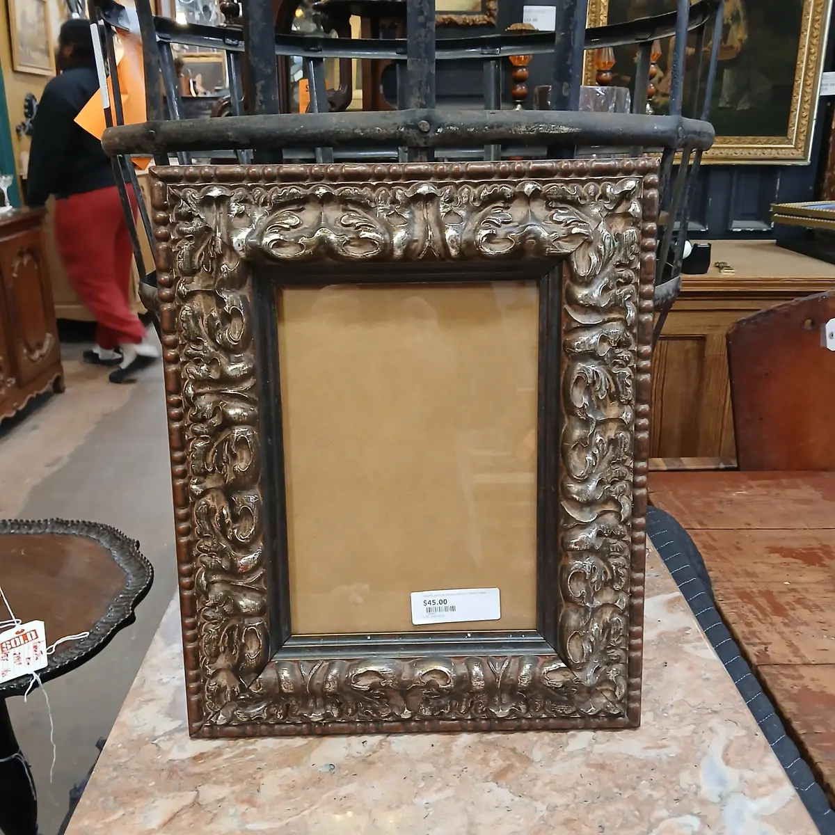 Ornate With Silver And Bronze Finish Frame 1
