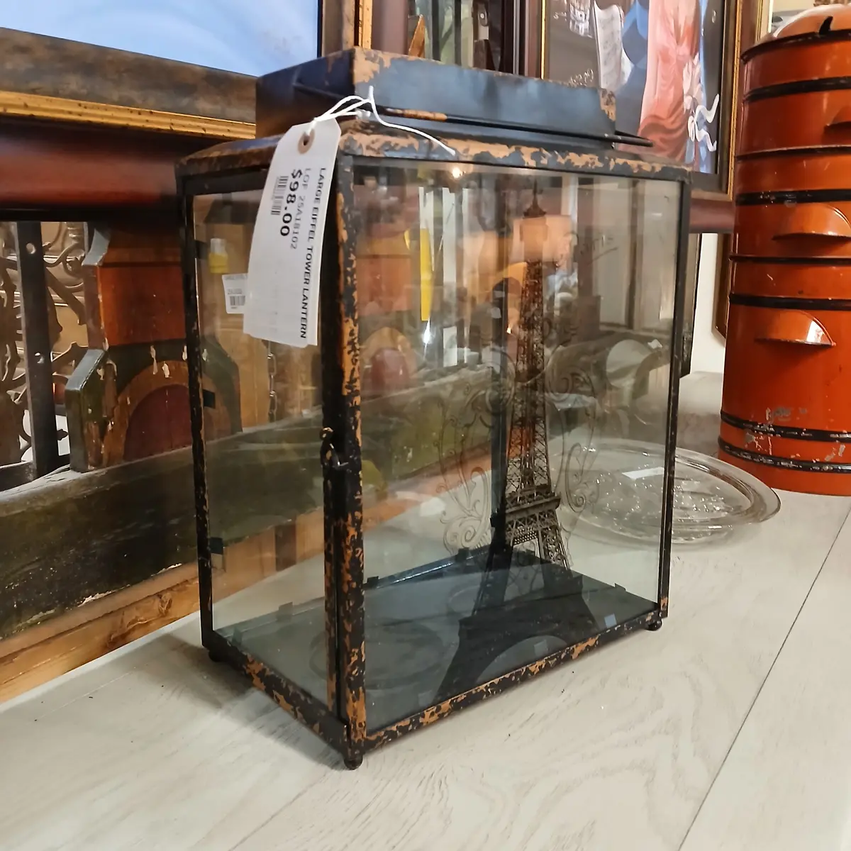 Large Eiffel Tower Lantern 1