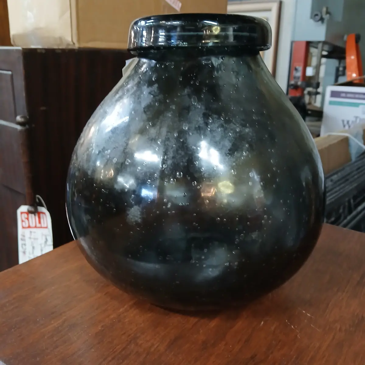 Smoke Glass Vase 1