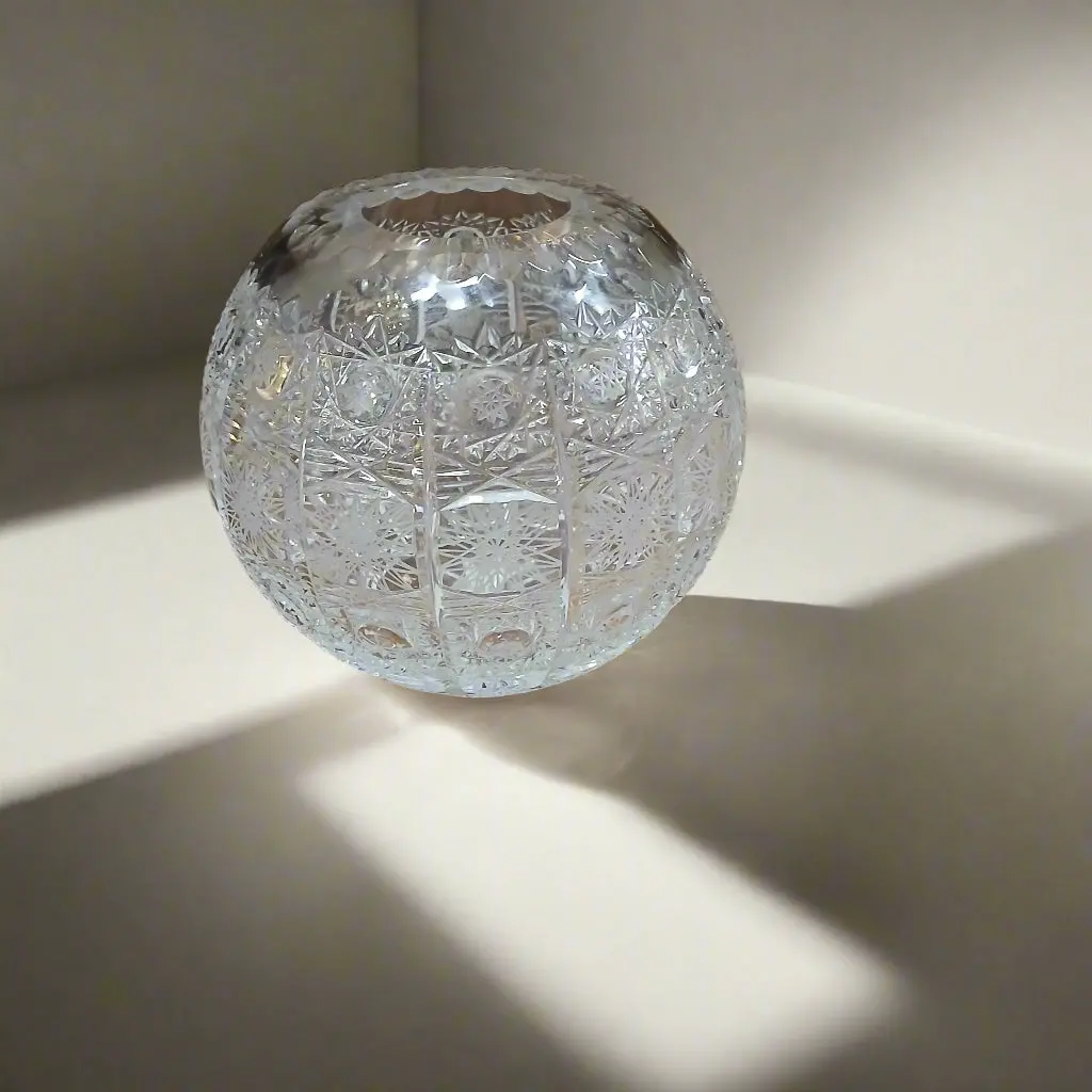 Glass Rose Bowl 1