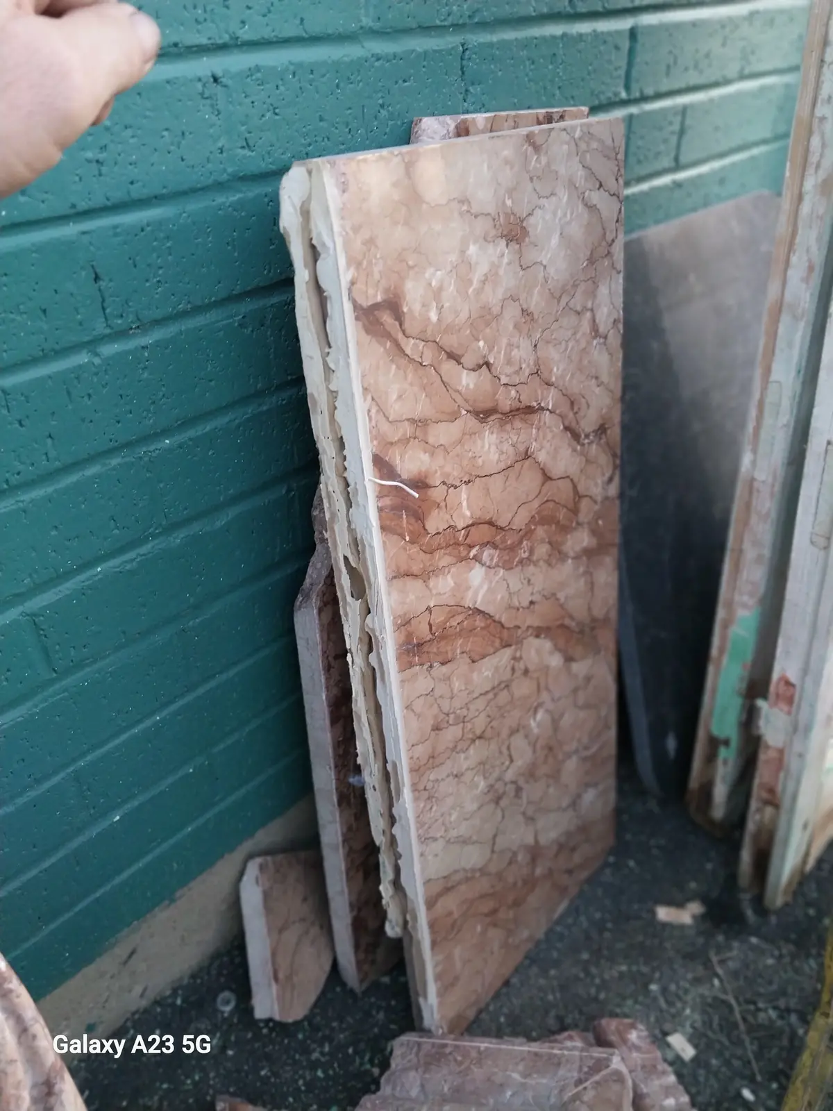 Small Flat  Marble Pieces 1