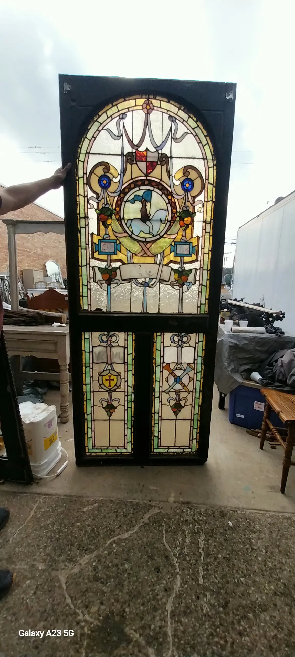 Arched Top Stained Glass Window 1