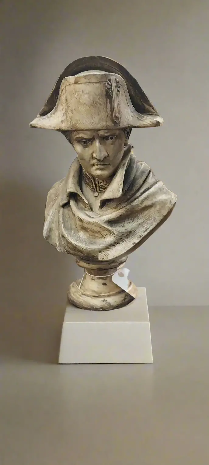 Vintage Plaster Napoleon Bust 1