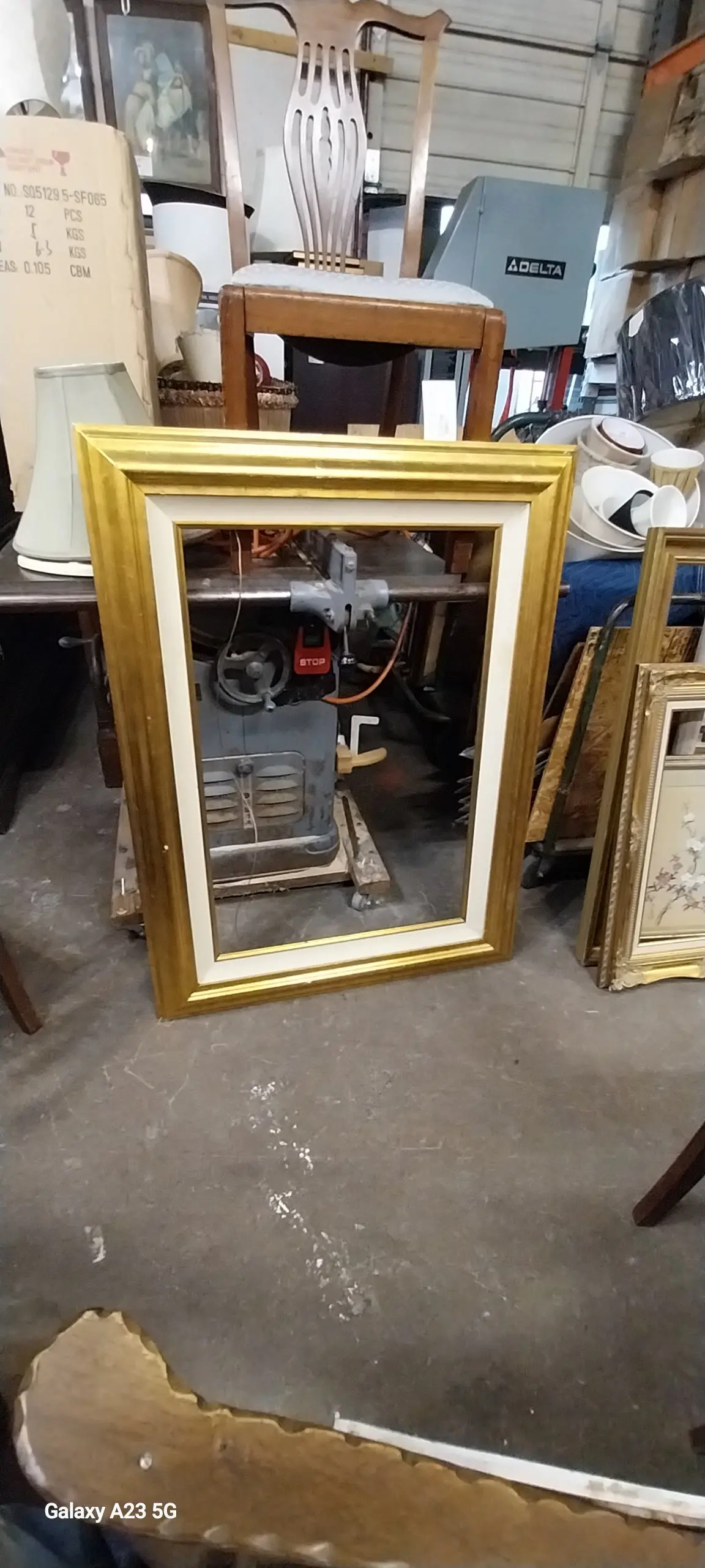 Large Gold Frame As Found 1