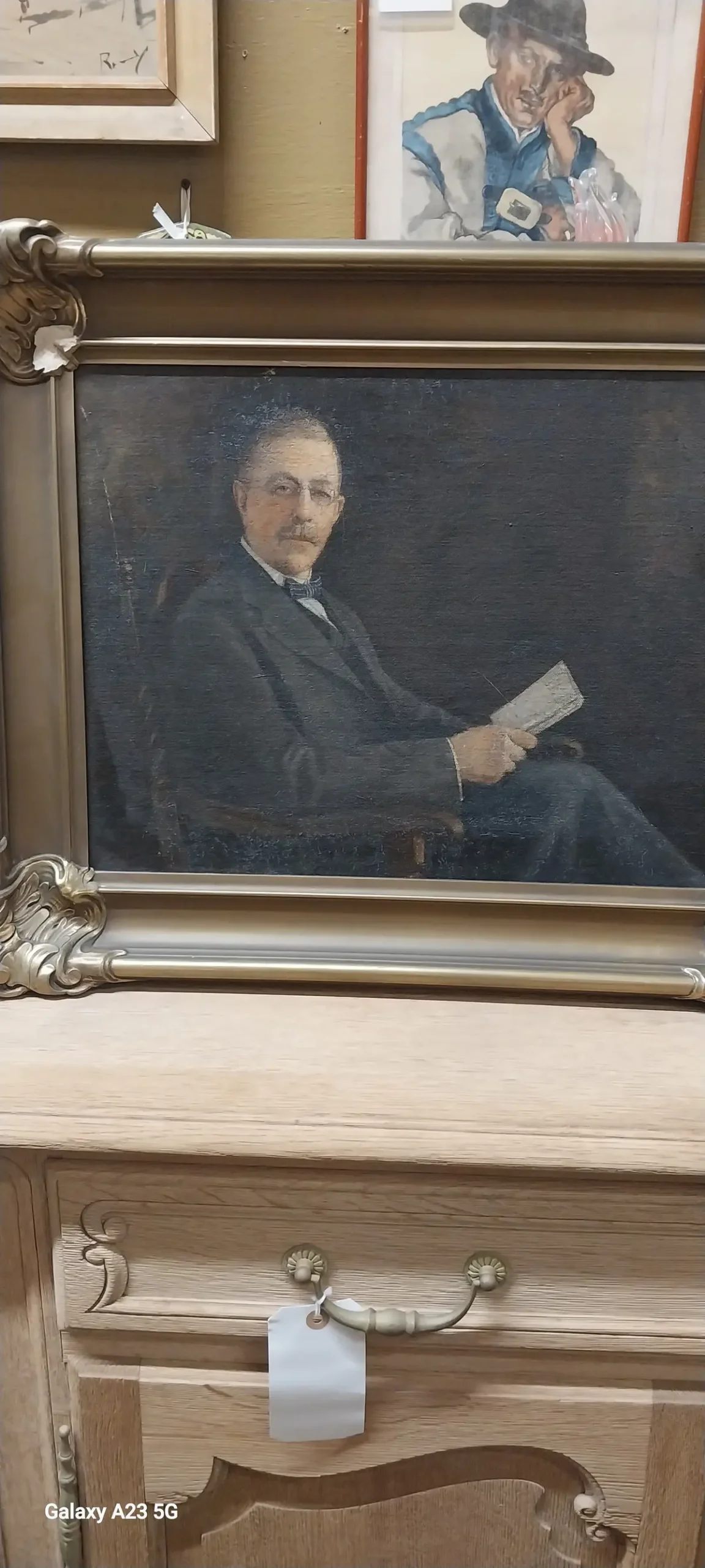 Framed Oil Painting Of Gentleman Doctor 1