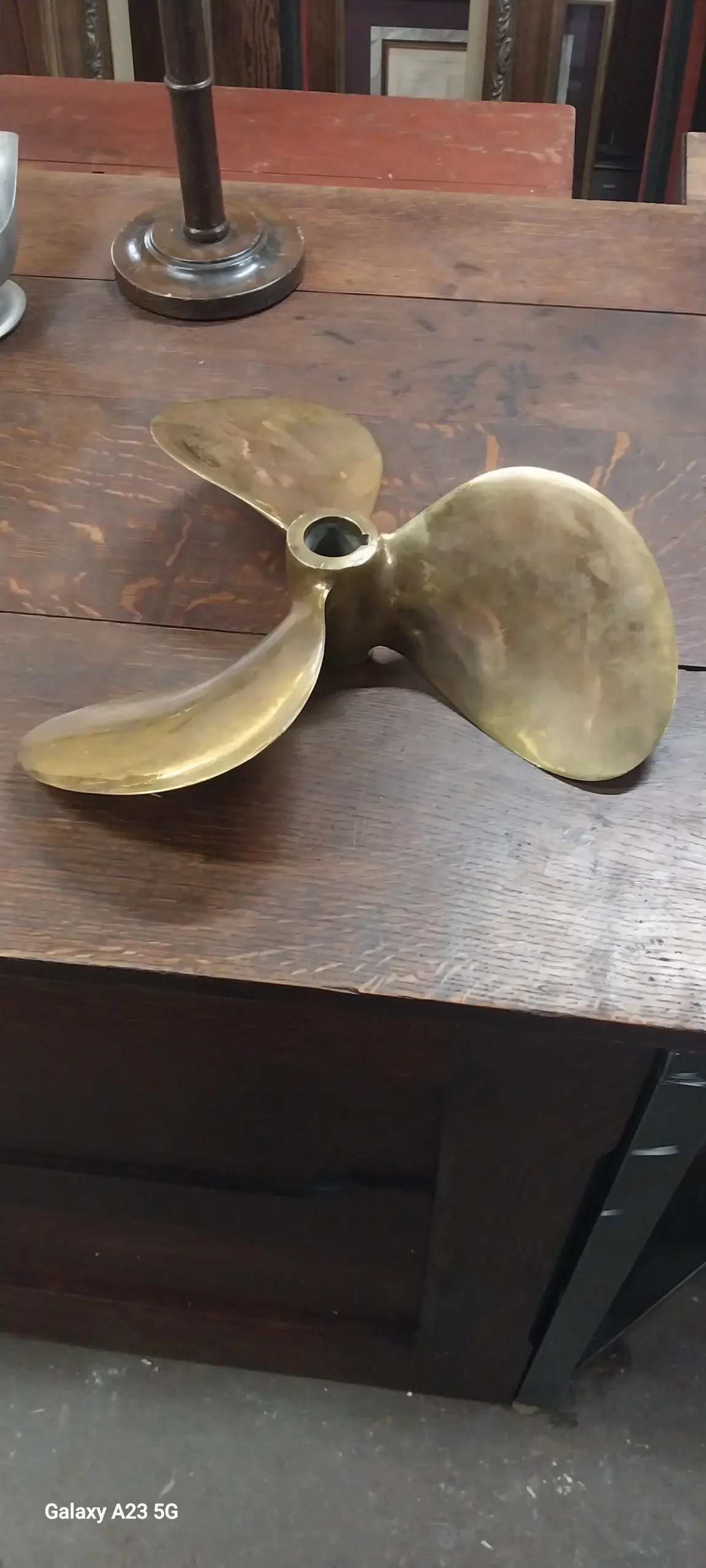 Brass Boat Propeller 1