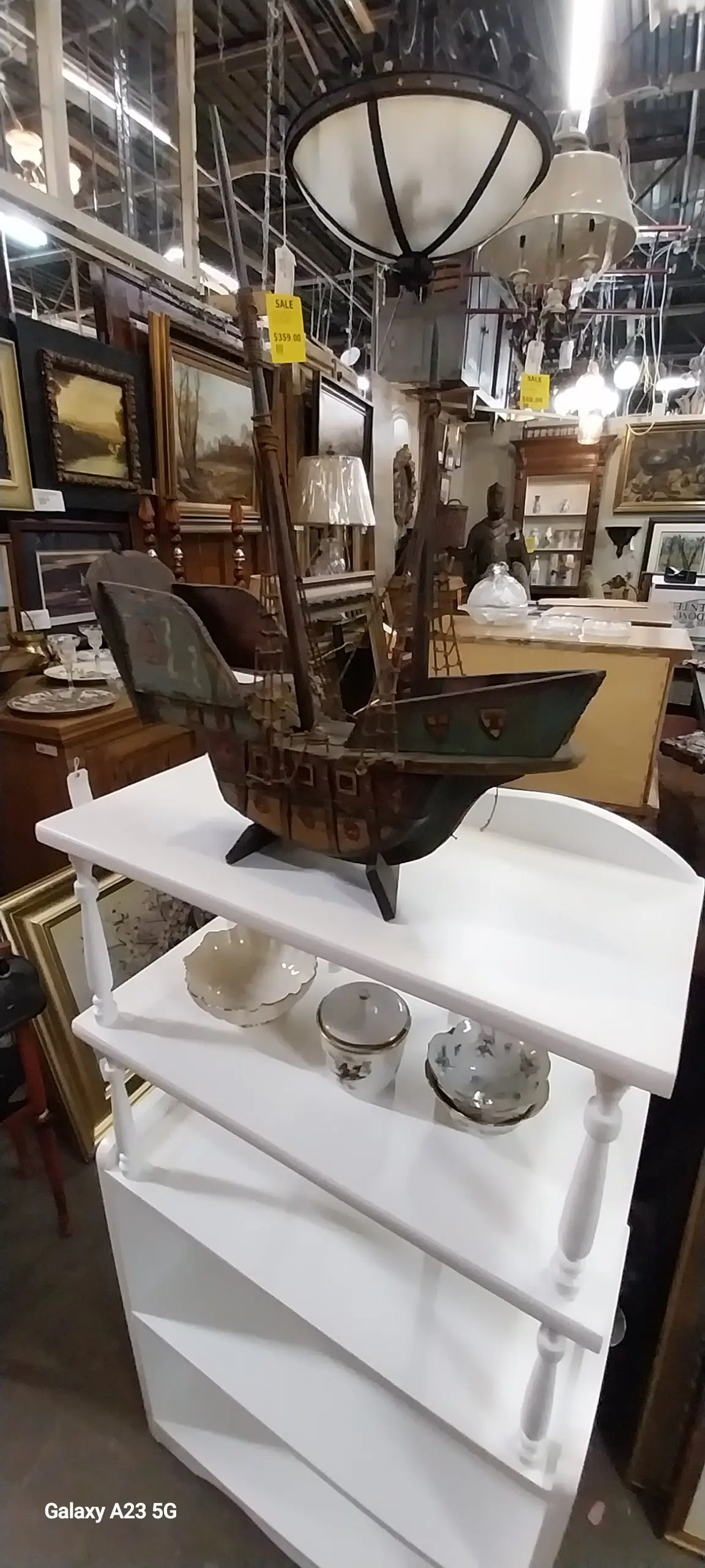 Primitive Galleon Ship Model 1
