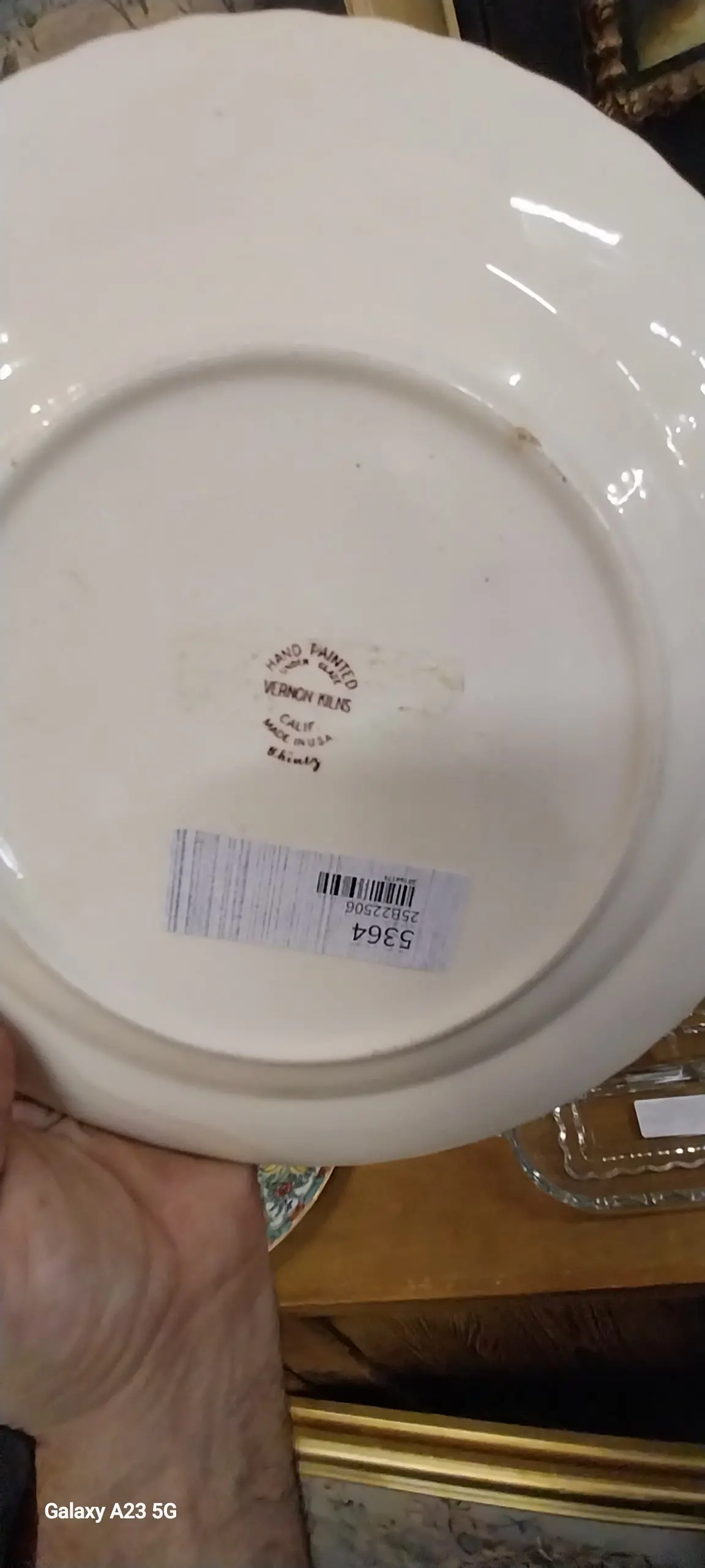 California Pottery Plate 1