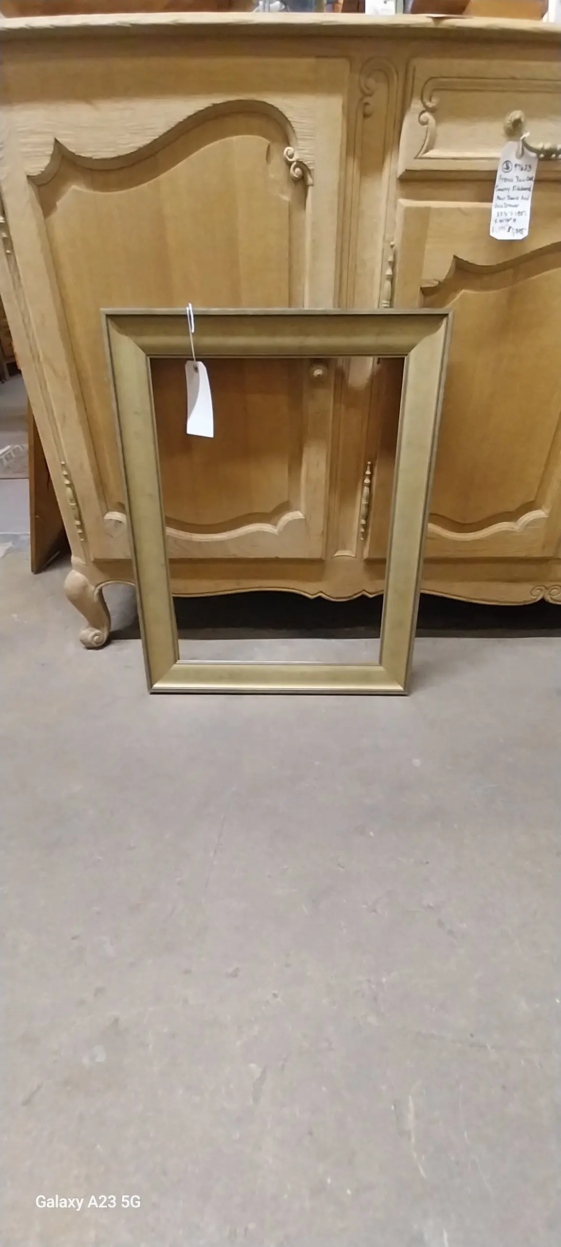 Distressed Gold Frame 1