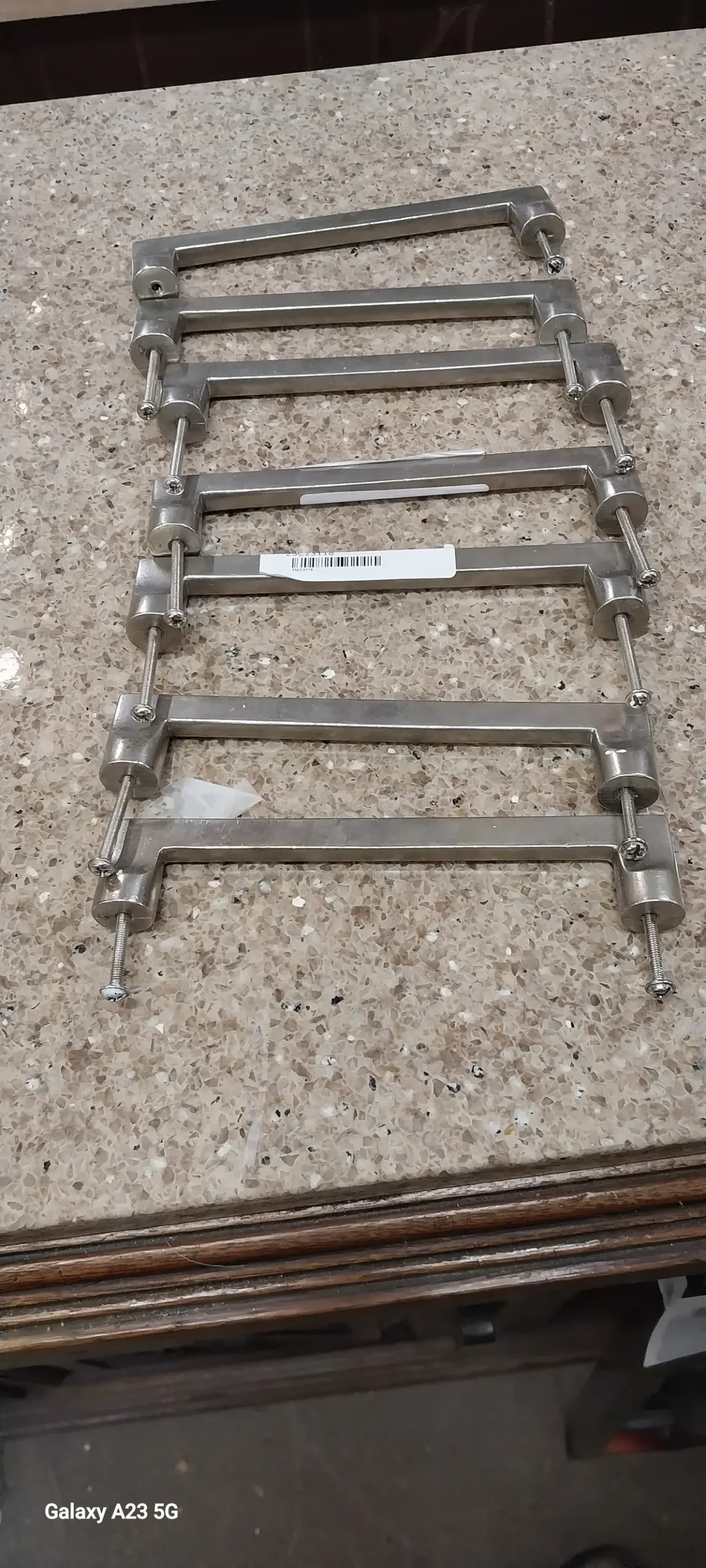 Set Of 7 Modern Steel Handles 1