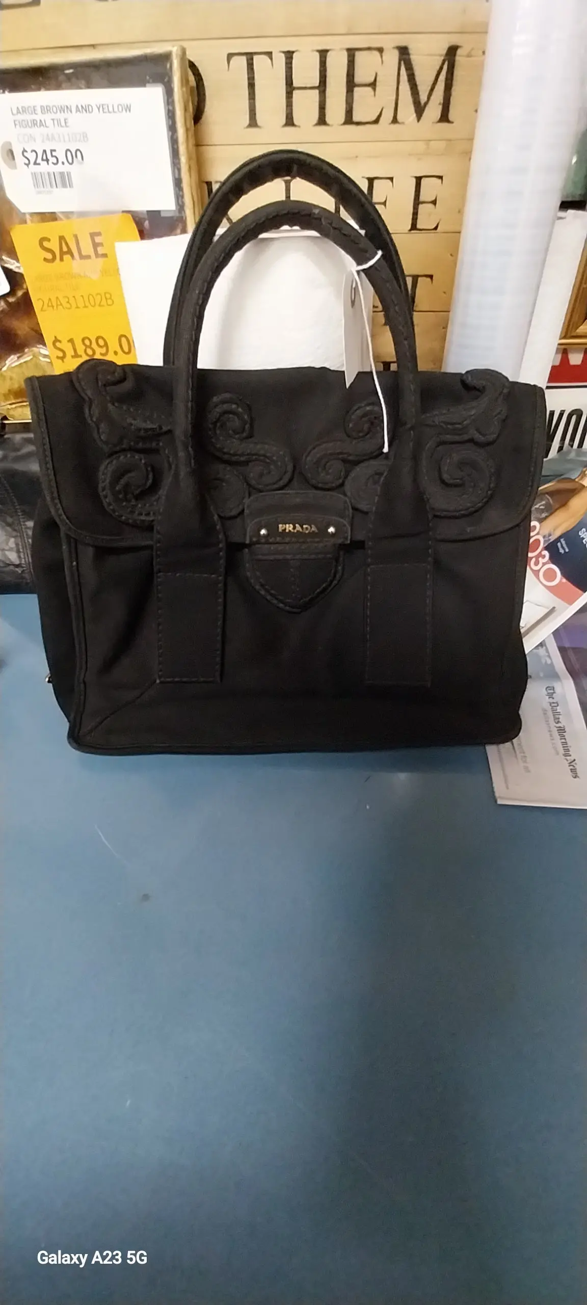Black Prada Purse 1