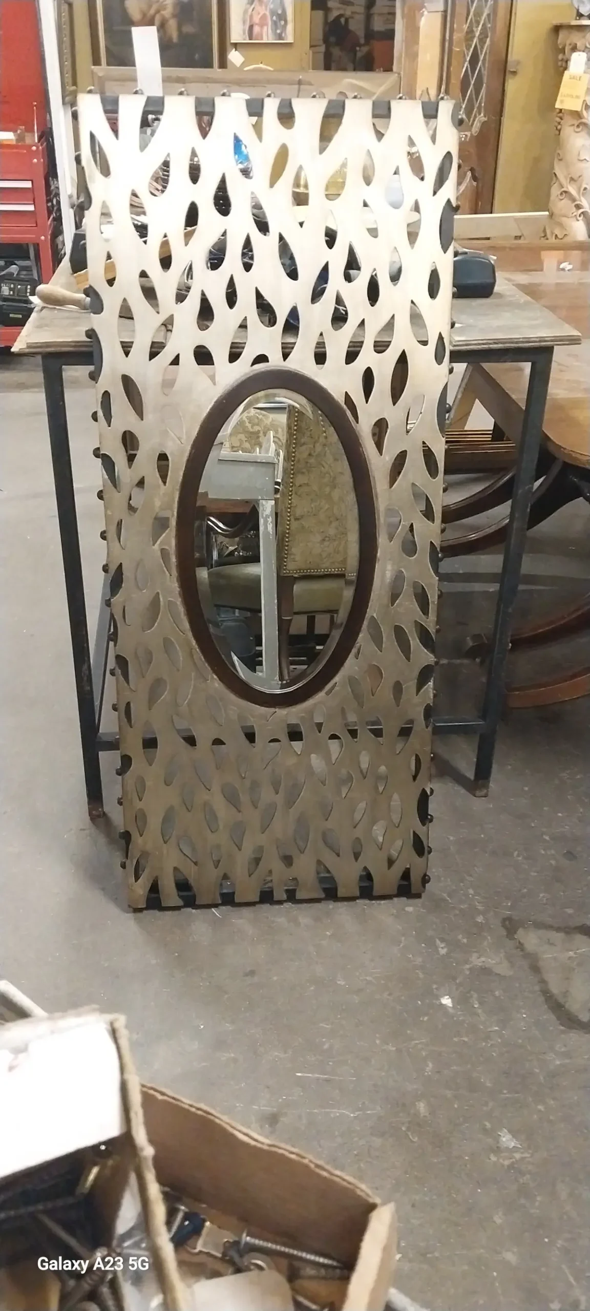 Oval Mirror In Uttermost Frame 1