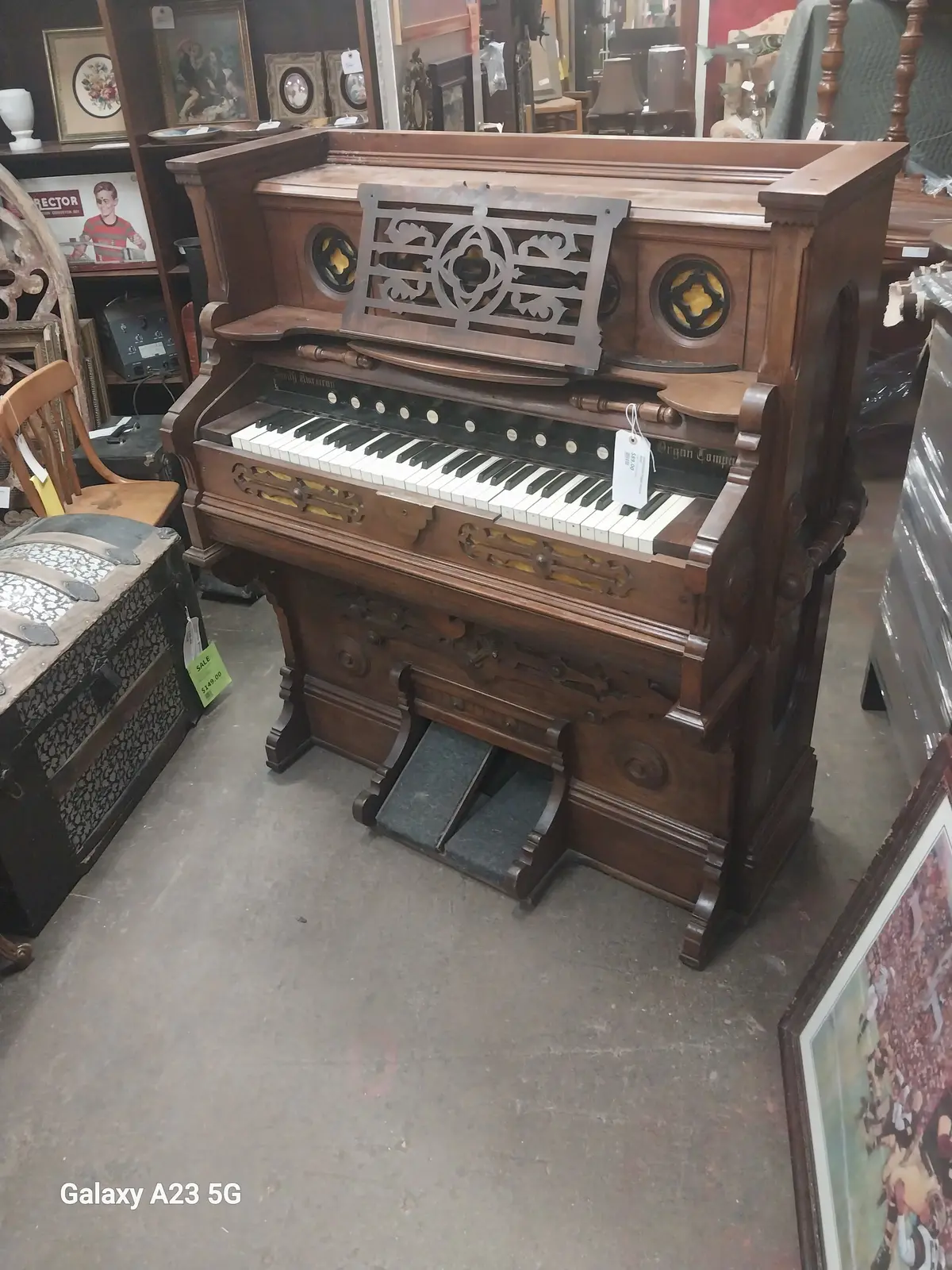 Edwardian Pump Organ Base 1