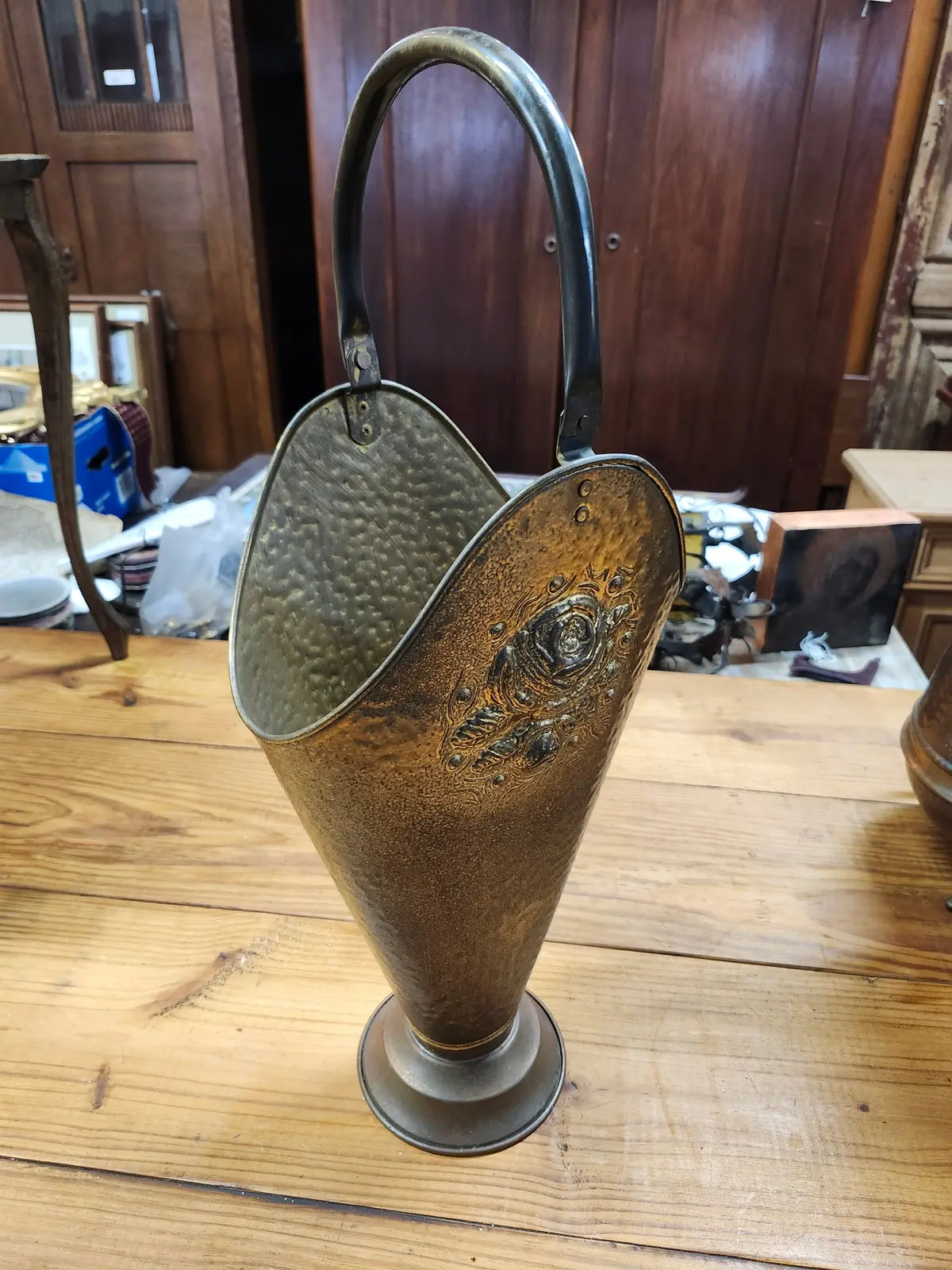 Brass Umbrella Stand With Handle 1