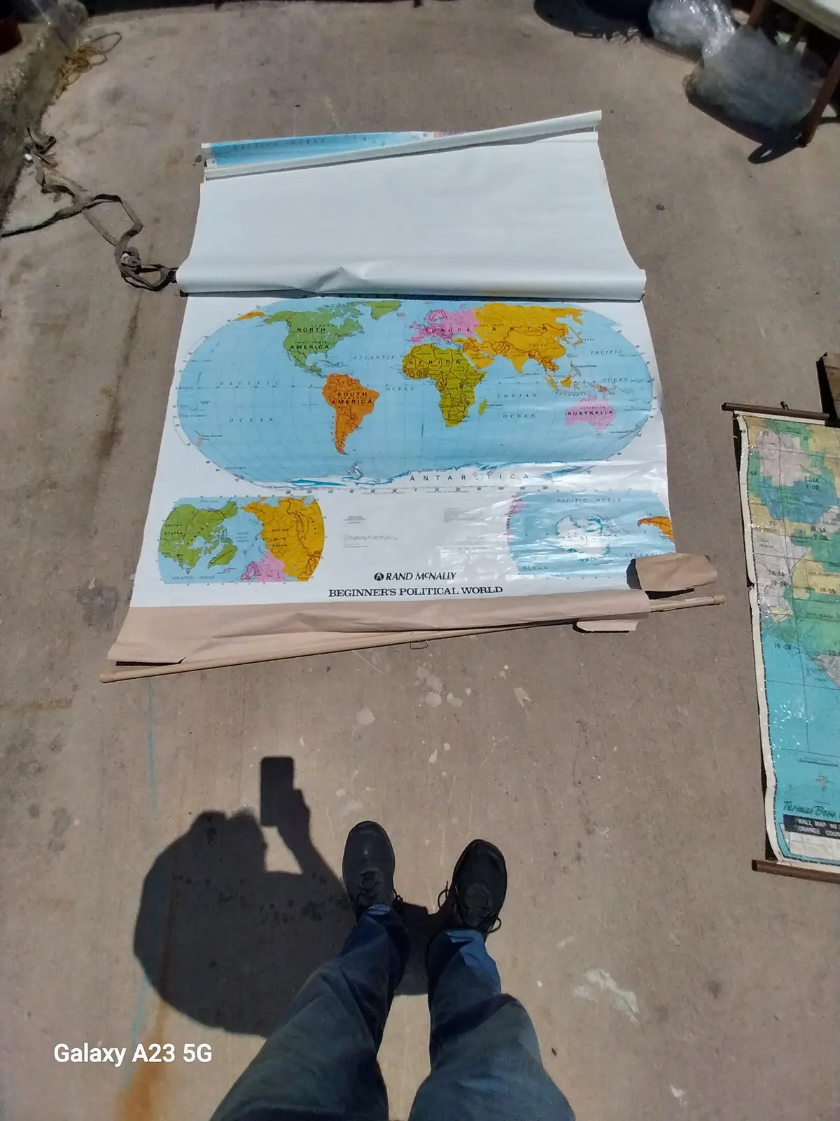 Wall Map Of The Usa And A  Political Wall Map Of The World 1