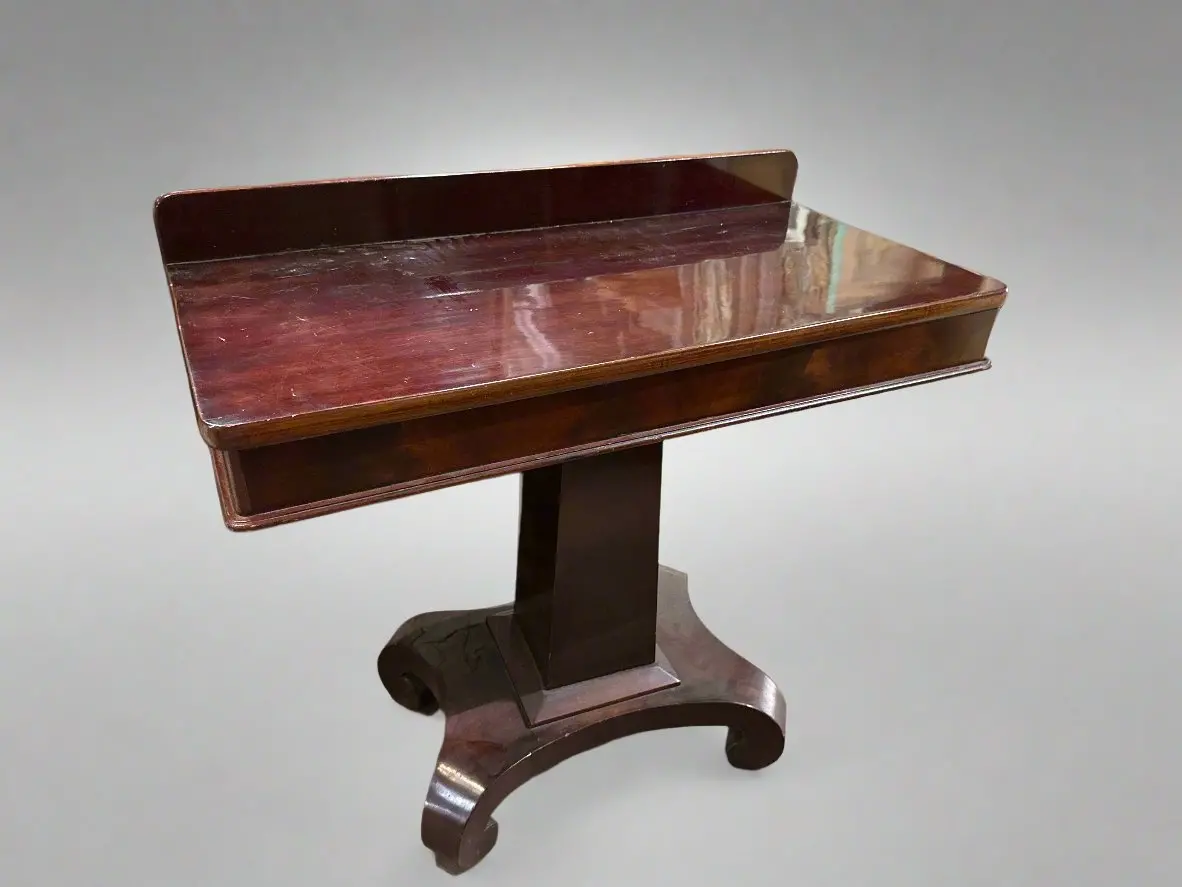 Empire Revival Mahogany Console Table 1