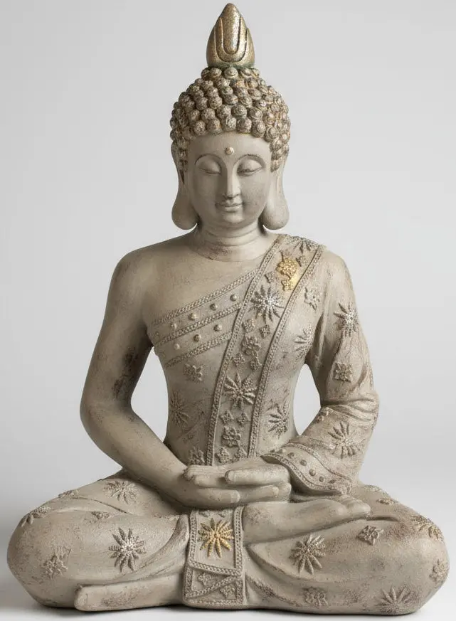 Large Resin Meditating Buddha 1
