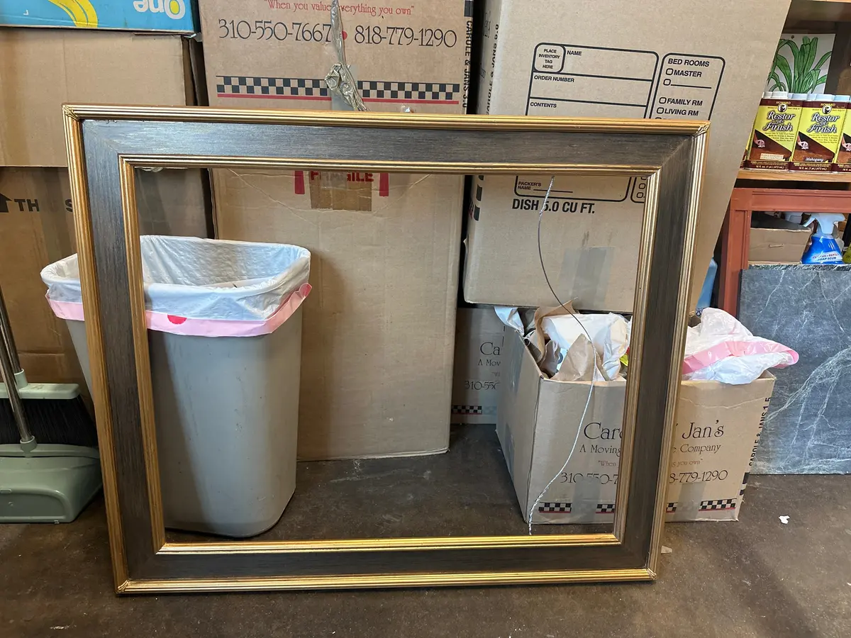Gold With Wood Grained Frame 1