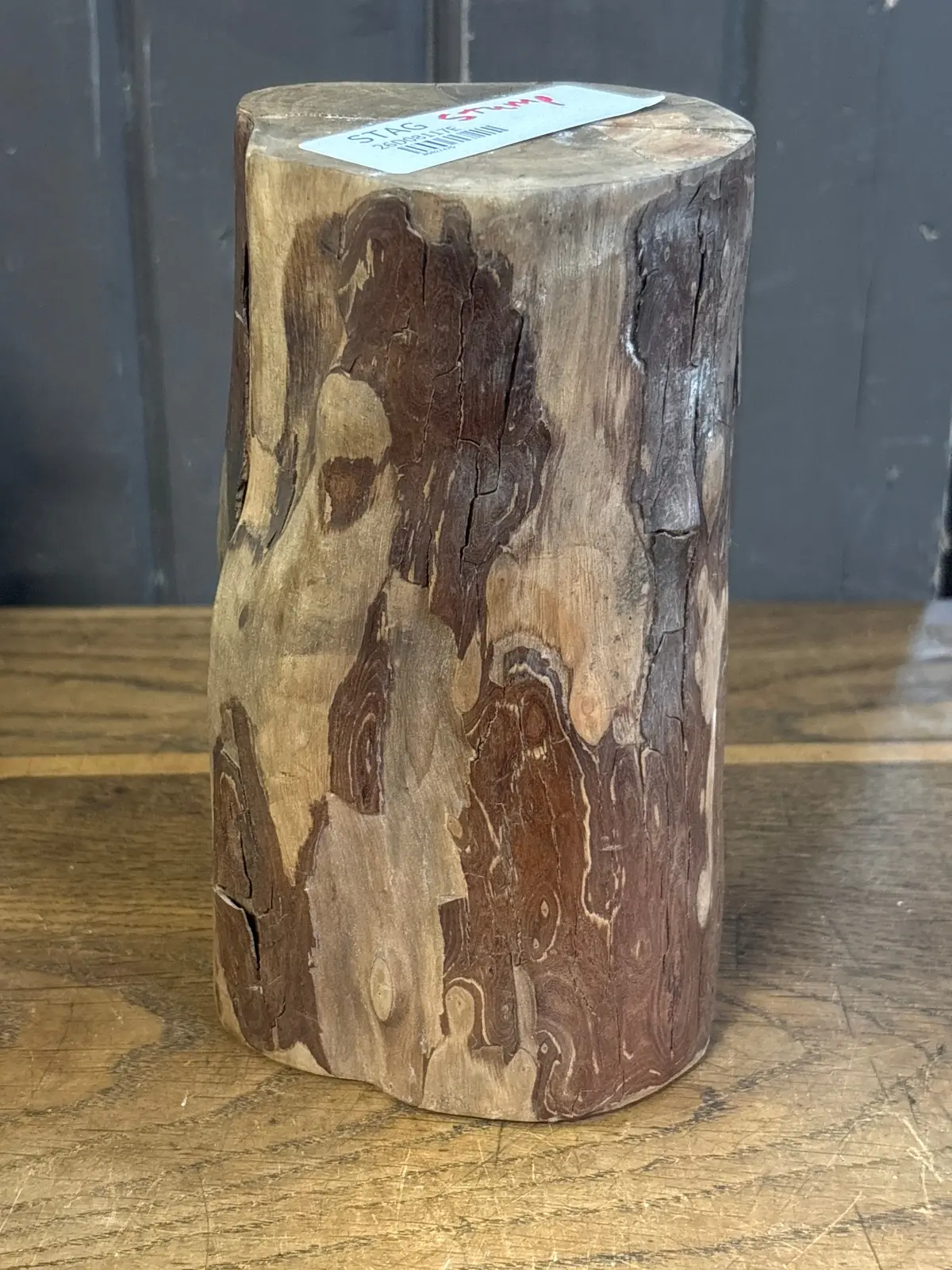 Wood Stump Plinth 1