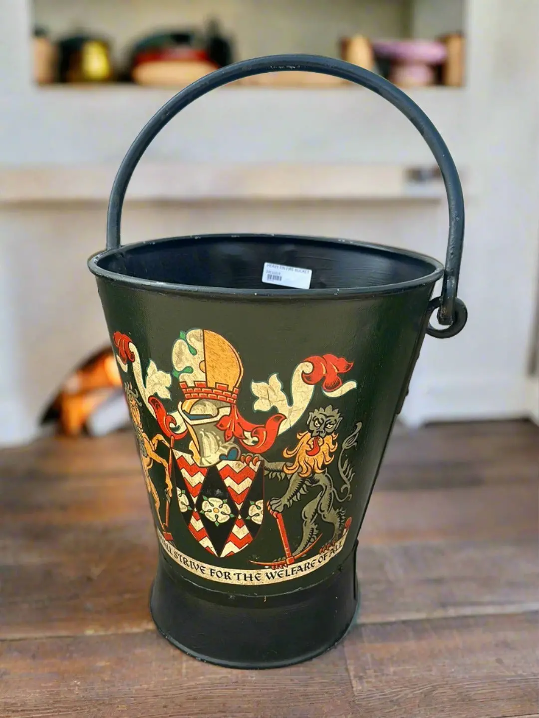 Heavy Tin Fire Bucket 1