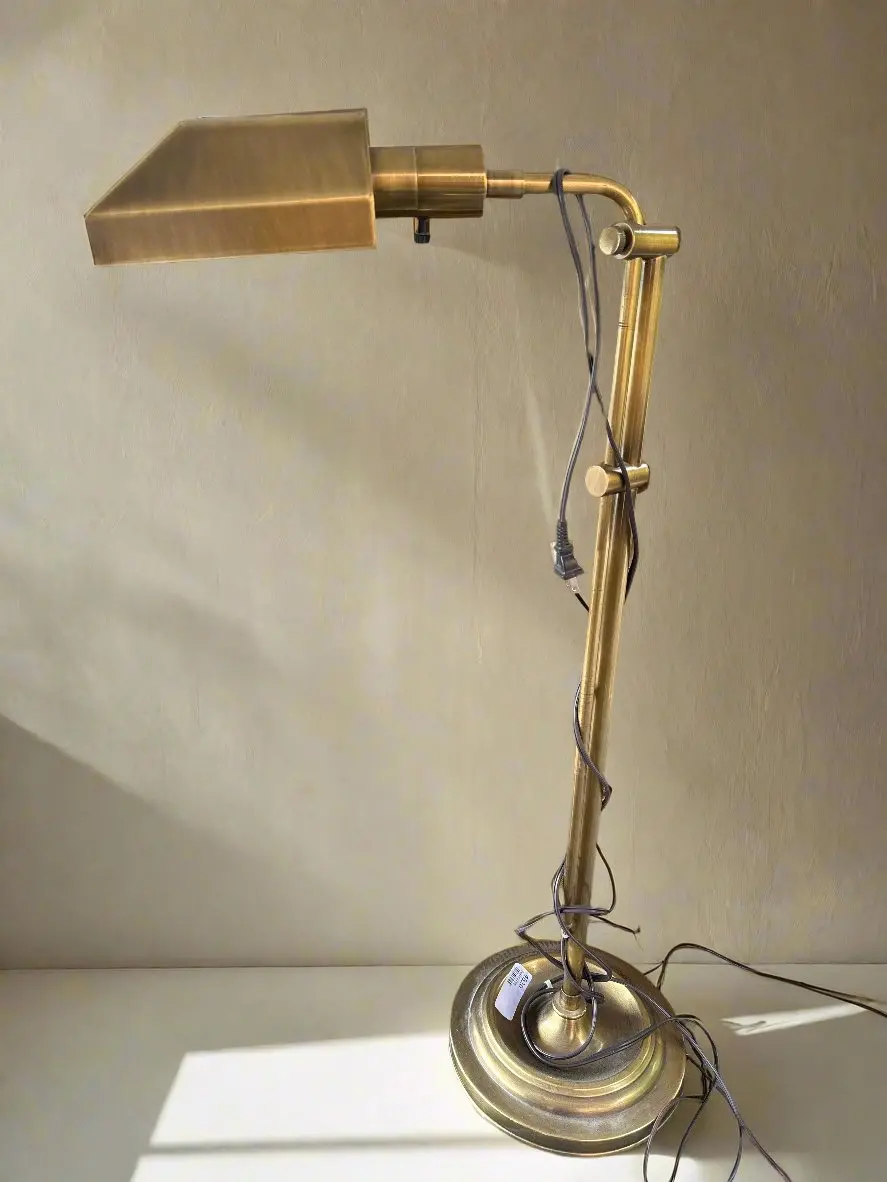 Tall Brass Lamp 1
